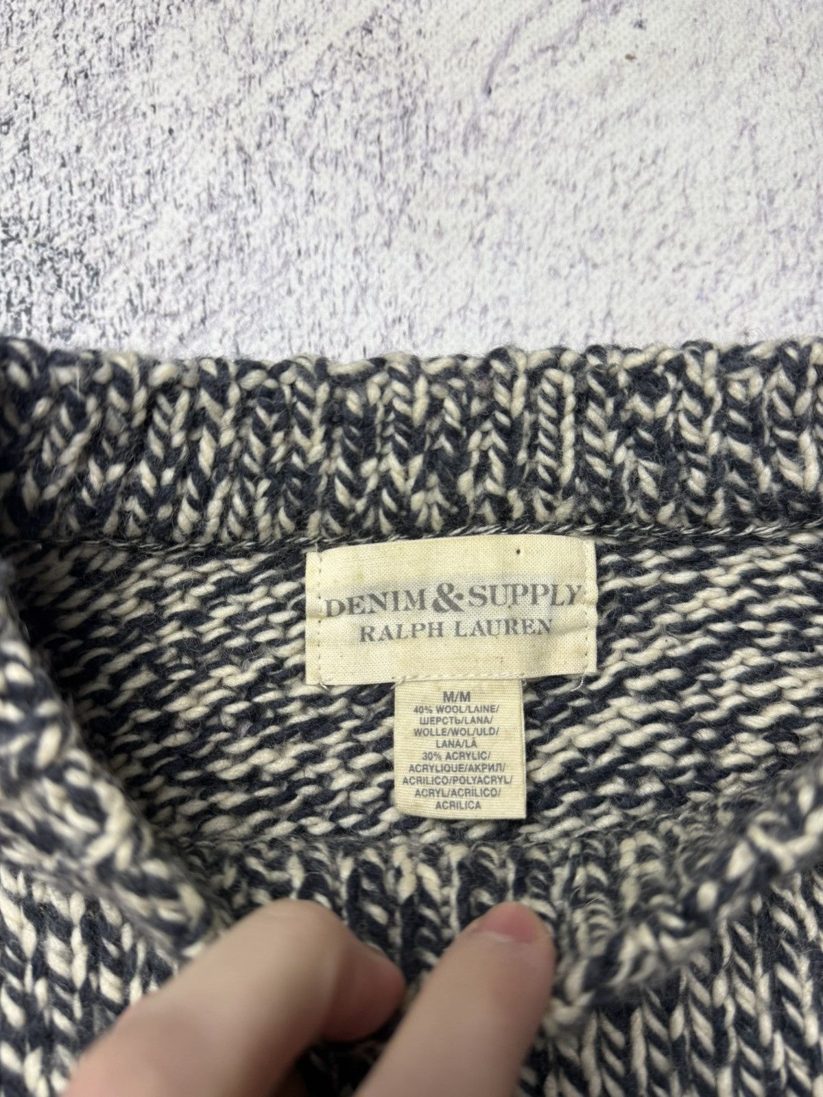 Denim & Supply Ralph Lauren Denim & Supply Ralph Lauren Wool Knit Sweater Vintage size M Size US M / EU 48-50 / 2 - 11 Thumbnail