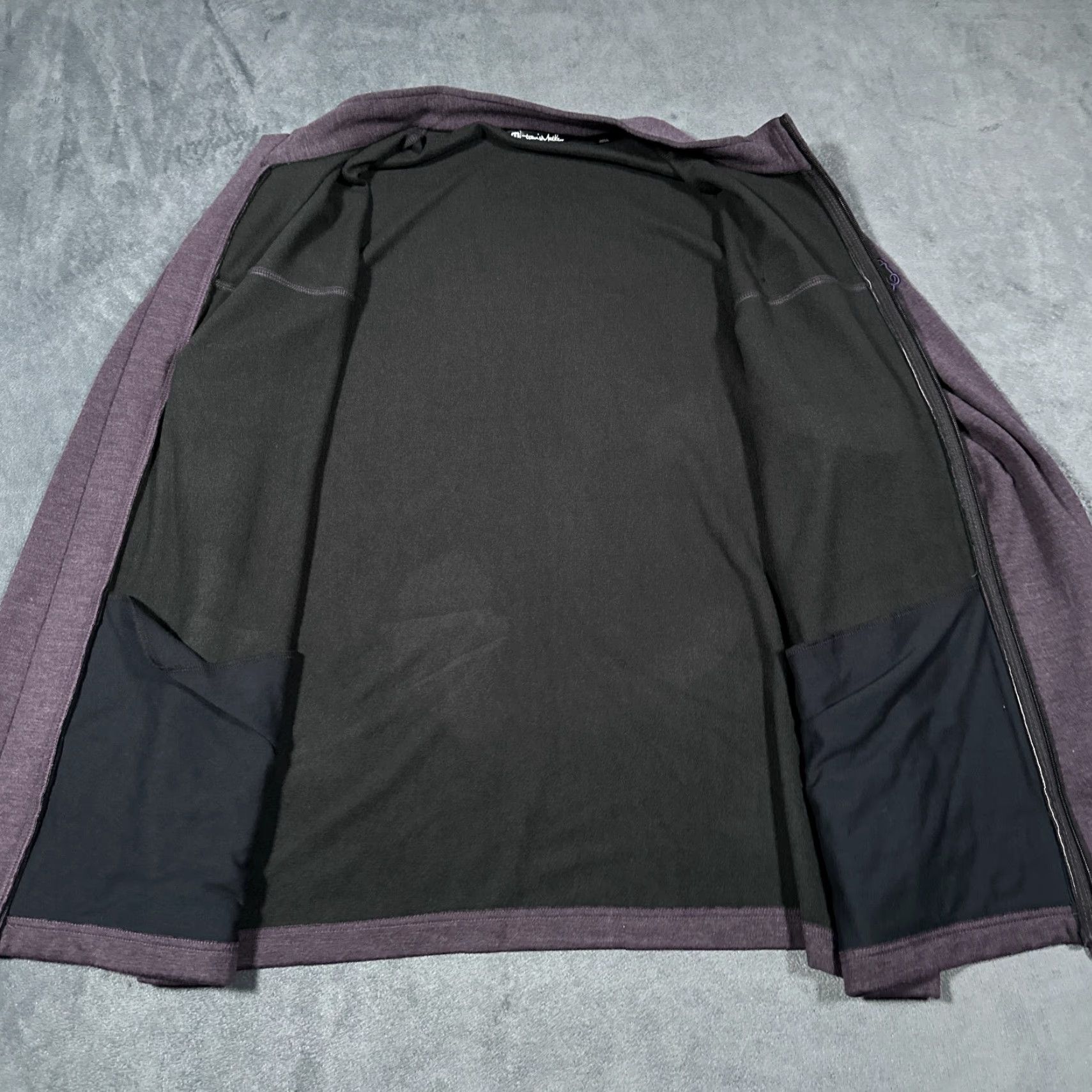 TravisMathew Travis Mathew Jacket Mens XL Heather Purple Full Zip Size US XL / EU 56 / 4 - 6 Thumbnail
