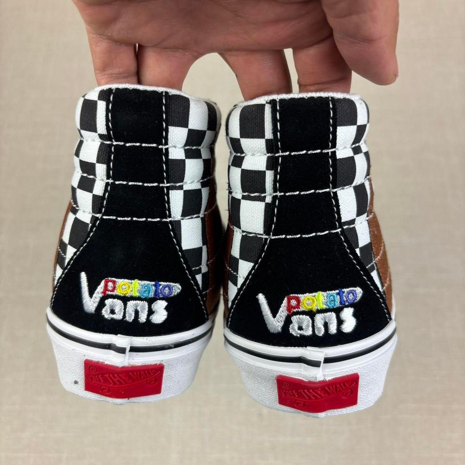 Vans 🟨 2022 Vans Vault Sk8-Hi “Imran Potato Checkerboard” 7.5W Size US 7.5 / IT 37.5 - 6 Thumbnail