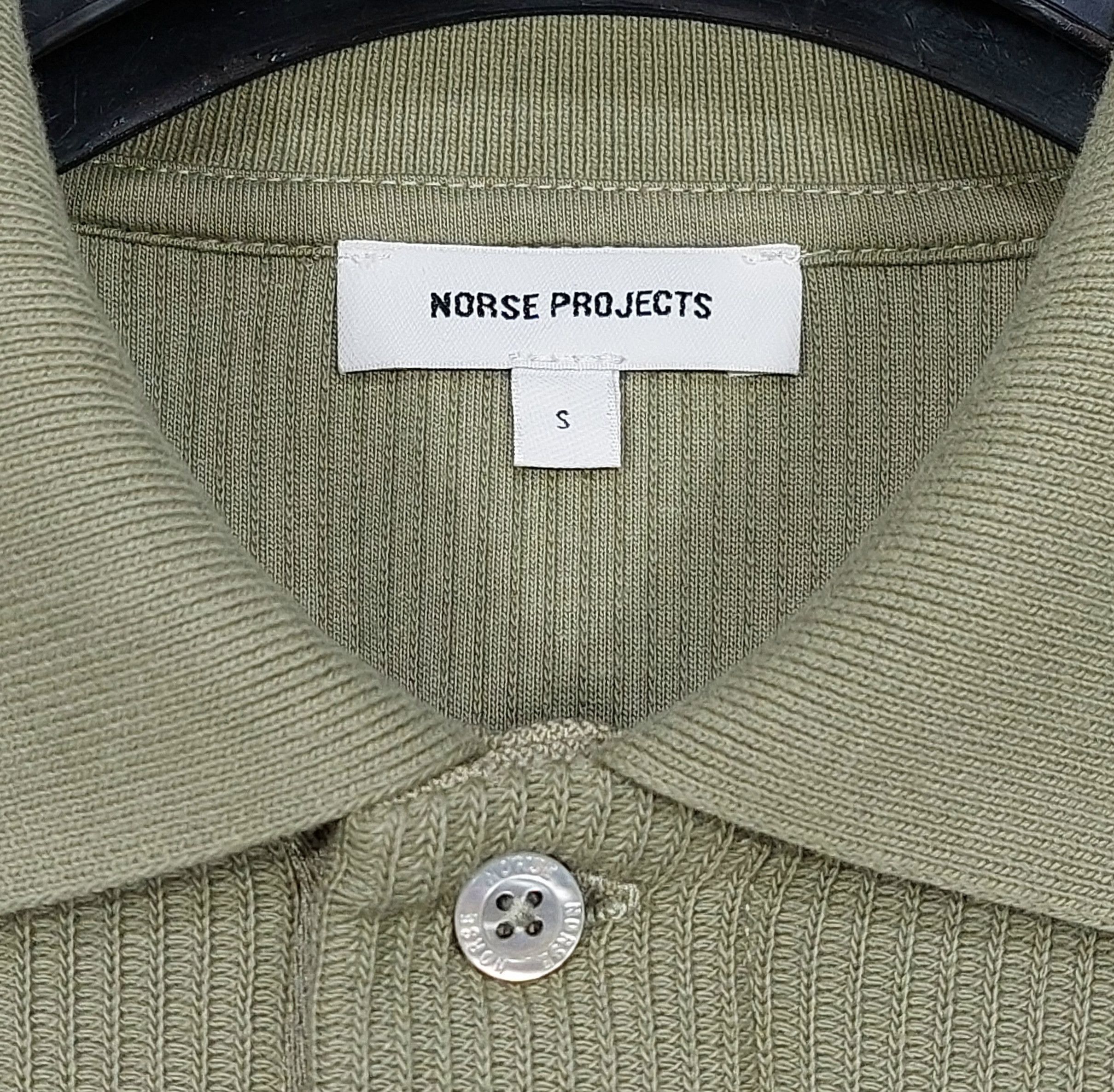 Norse Projects ruben double face LS polo shirt - clay S Size US S / EU 44-46 / 1 - 3 Thumbnail