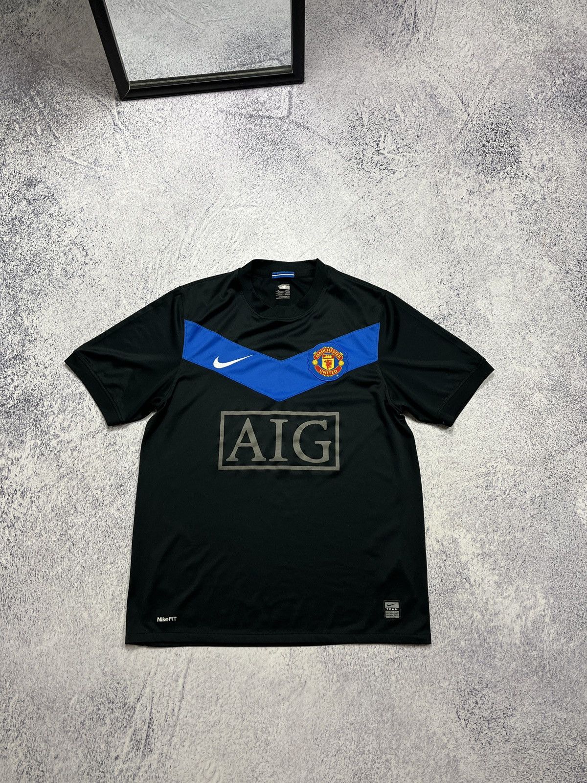 Nike 2009 Manchester United Nike Away Soccer Jersey Size US S / EU 44-46 / 1 - 1 Thumbnail