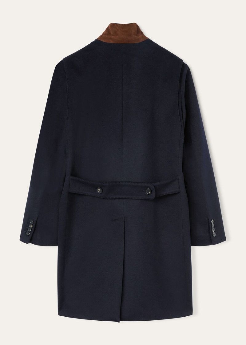Loro Piana o1w1db10226 FAN1955 Martingala Coat in Navy Blue Size US M / EU 48-50 / 2 - 6 Thumbnail