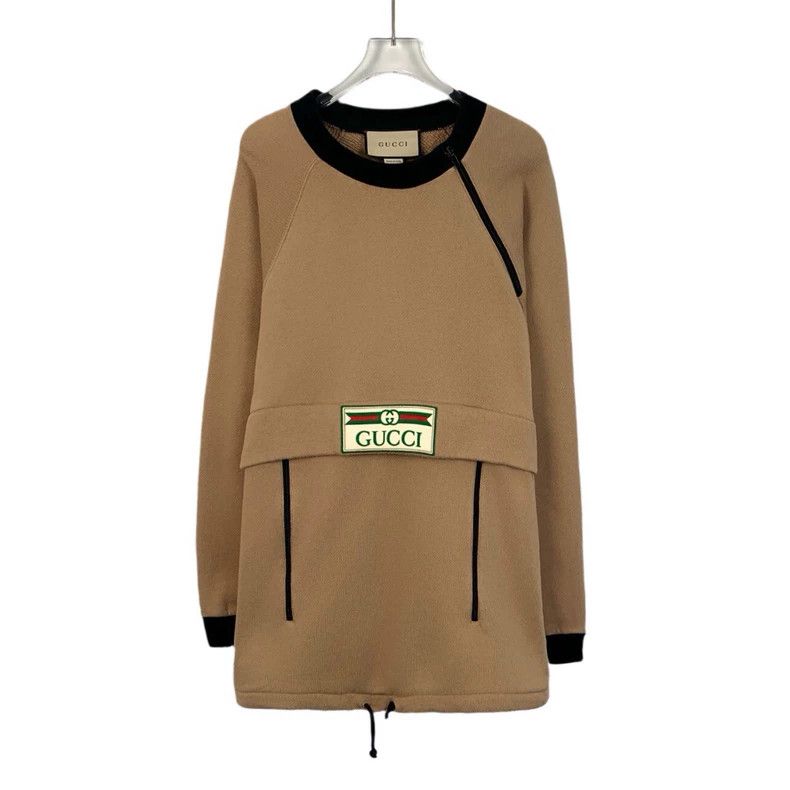 Gucci Gucci Brown logo embroidered cotton round-neck long-sleeved Size US XS / EU 42 / 0 - 1 Thumbnail