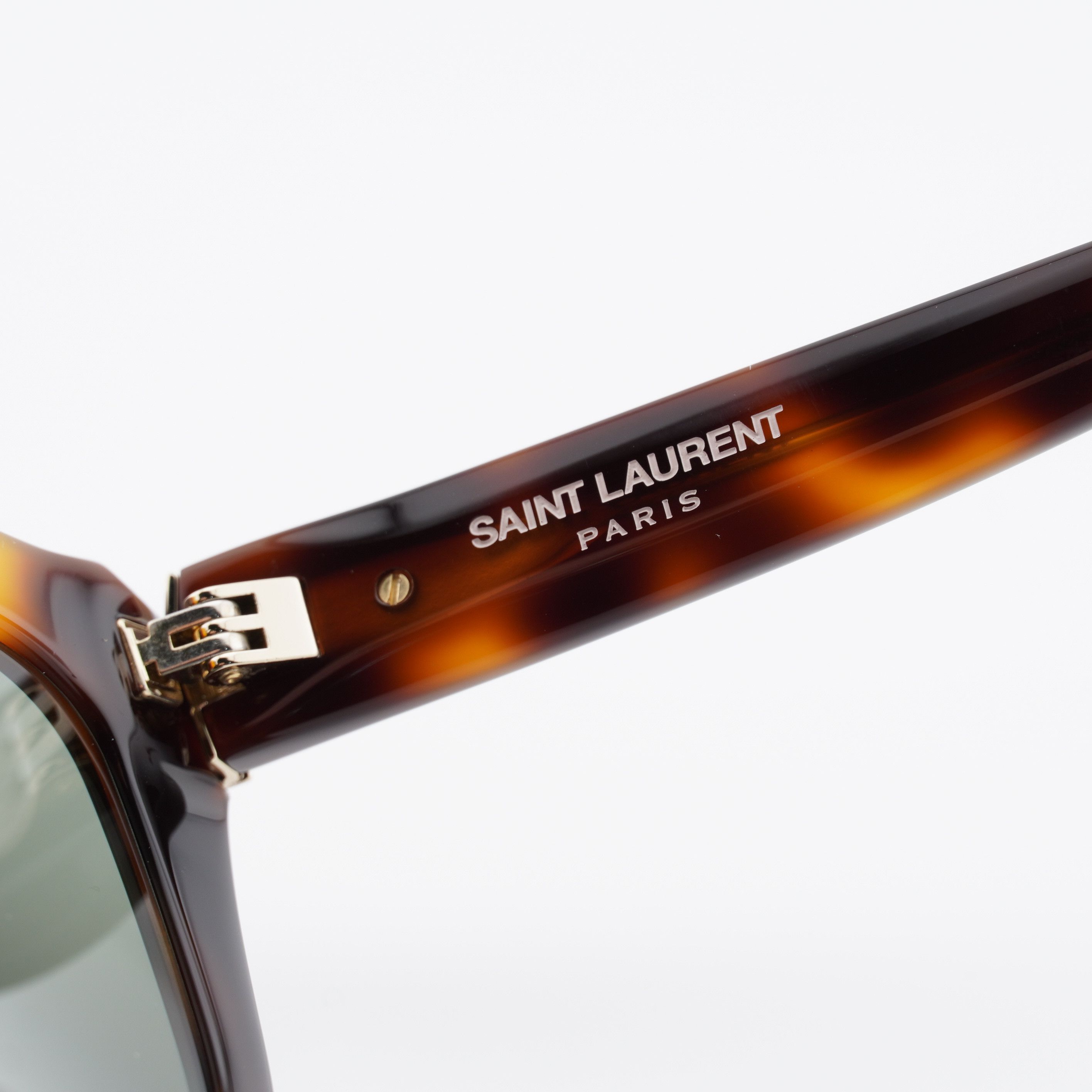 Saint Laurent Paris Saint Laurent SL M131/F 003 Sunglasses Havana Square Frame Size ONE SIZE - 8 Thumbnail
