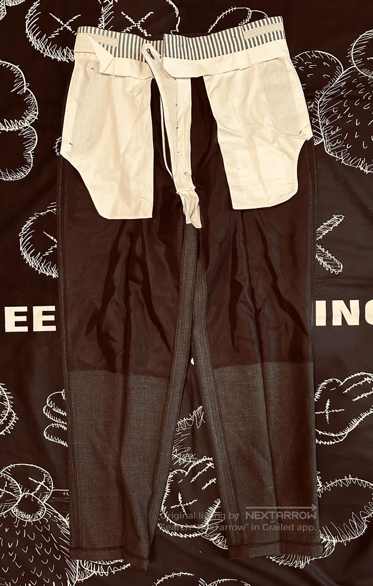 Japanese Brand Award-Winning Wool Dress Trousers. Size US 30 / EU 46 - 7 Thumbnail