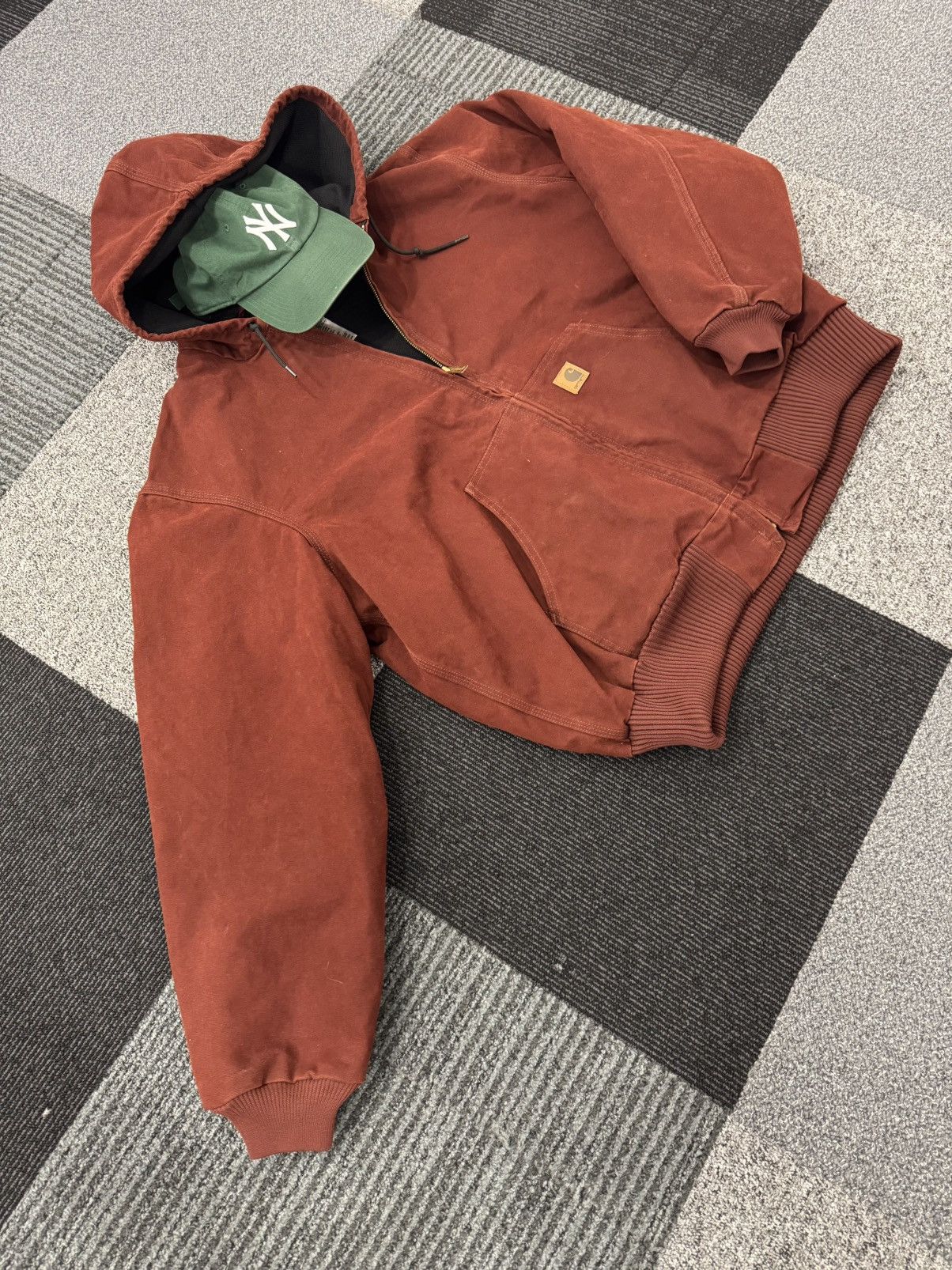 Carhartt Carhartt Active Jacket J160 CLY usa vintage og workwear Size US XL / EU 56 / 4 - 4 Thumbnail