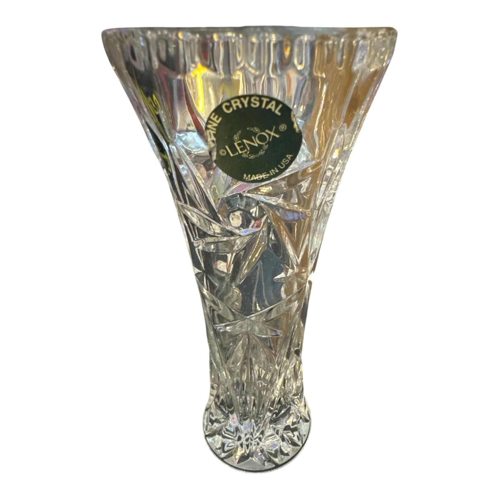 Other Lenox Crystal Star Vase Flared Design 7" Size ONE SIZE - 2 Thumbnail