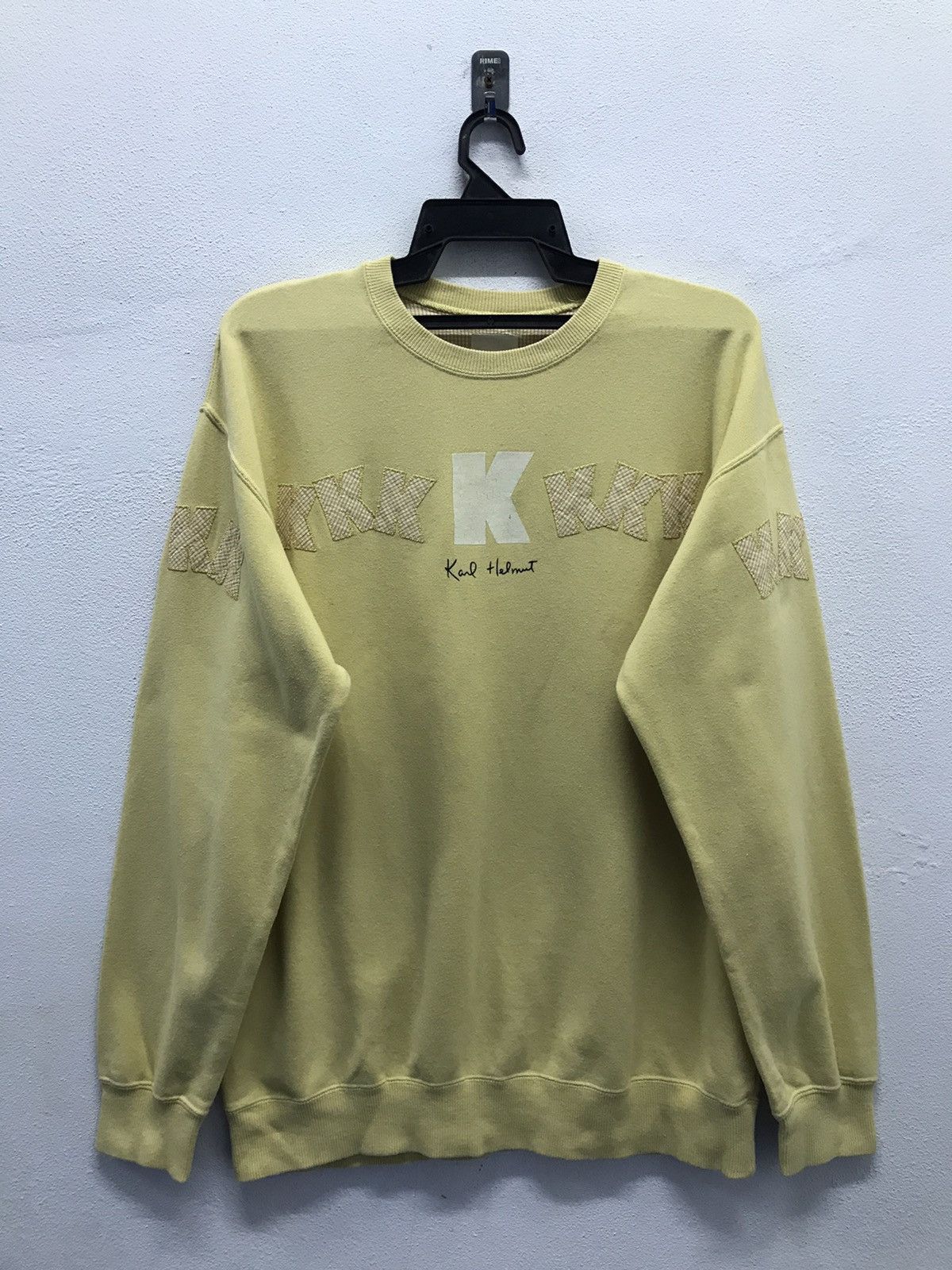 Vintage Karl Helmut Pink House Made In Japan Sweatshirt