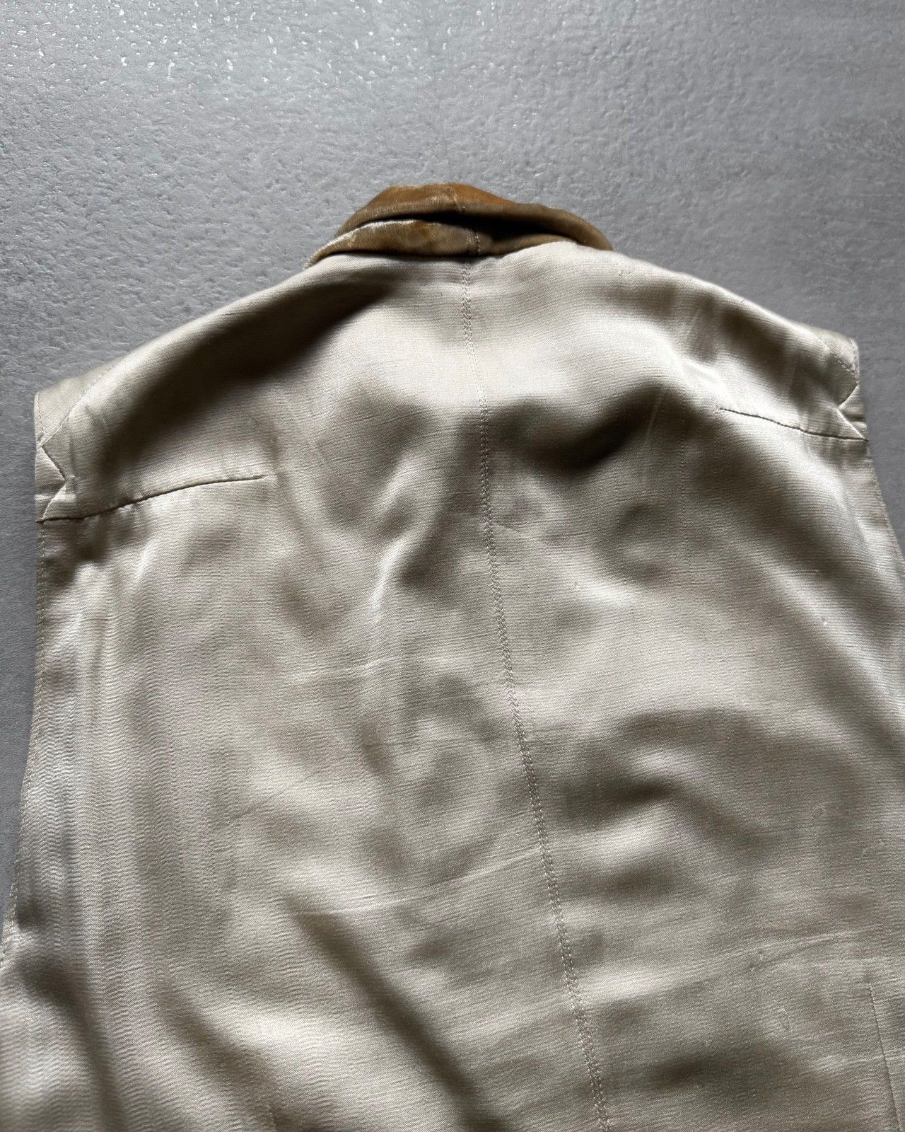 Number (N)ine SS2009 NUMBER (N)INE 'The Lonesome Heroes' velour vest Size 46L - 7 Thumbnail