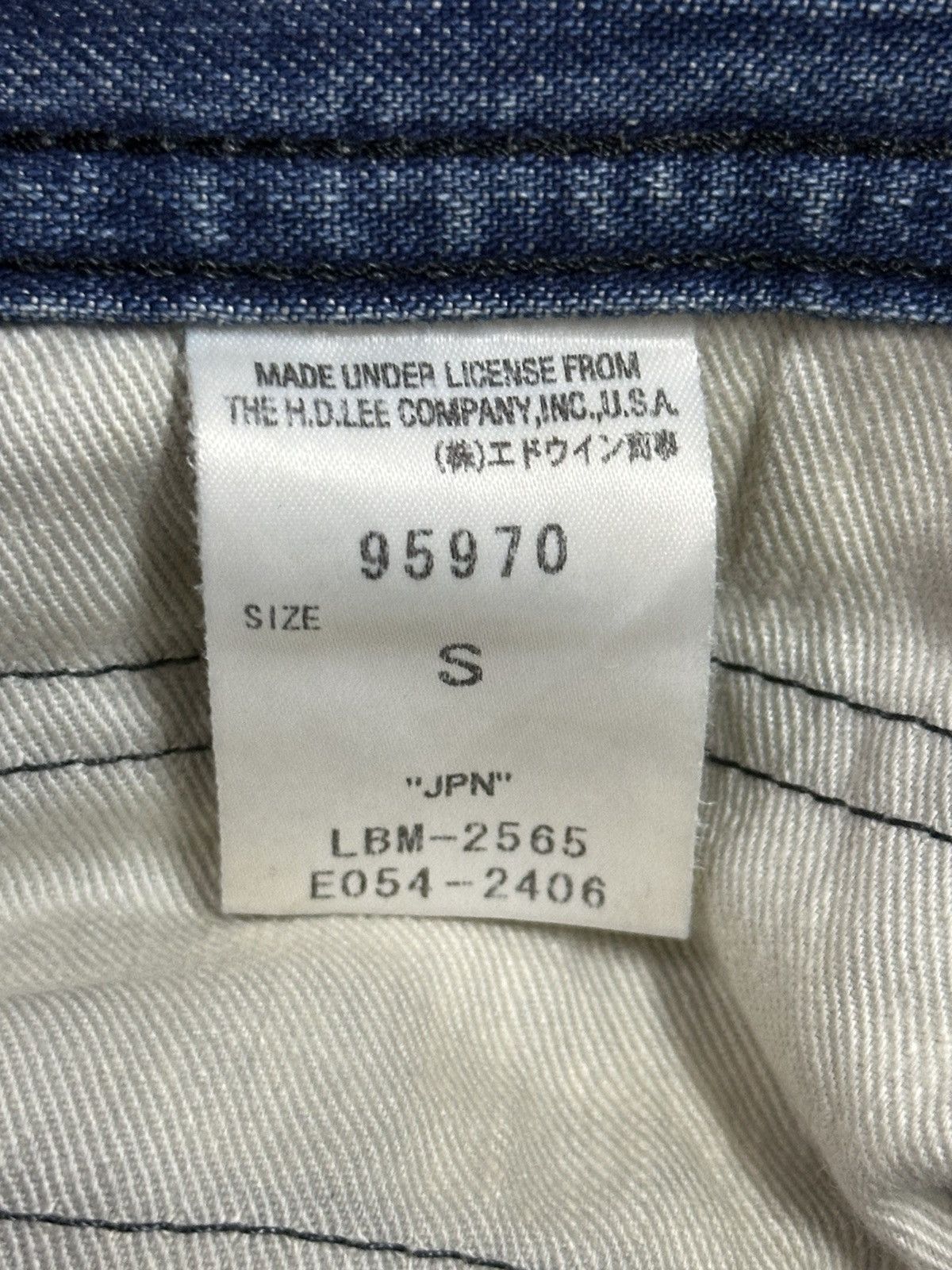 Lee Vintage 90s Lee Mud Faded Wash Distressed Carpenter Jeans Size US 30 / EU 46 - 10 Thumbnail
