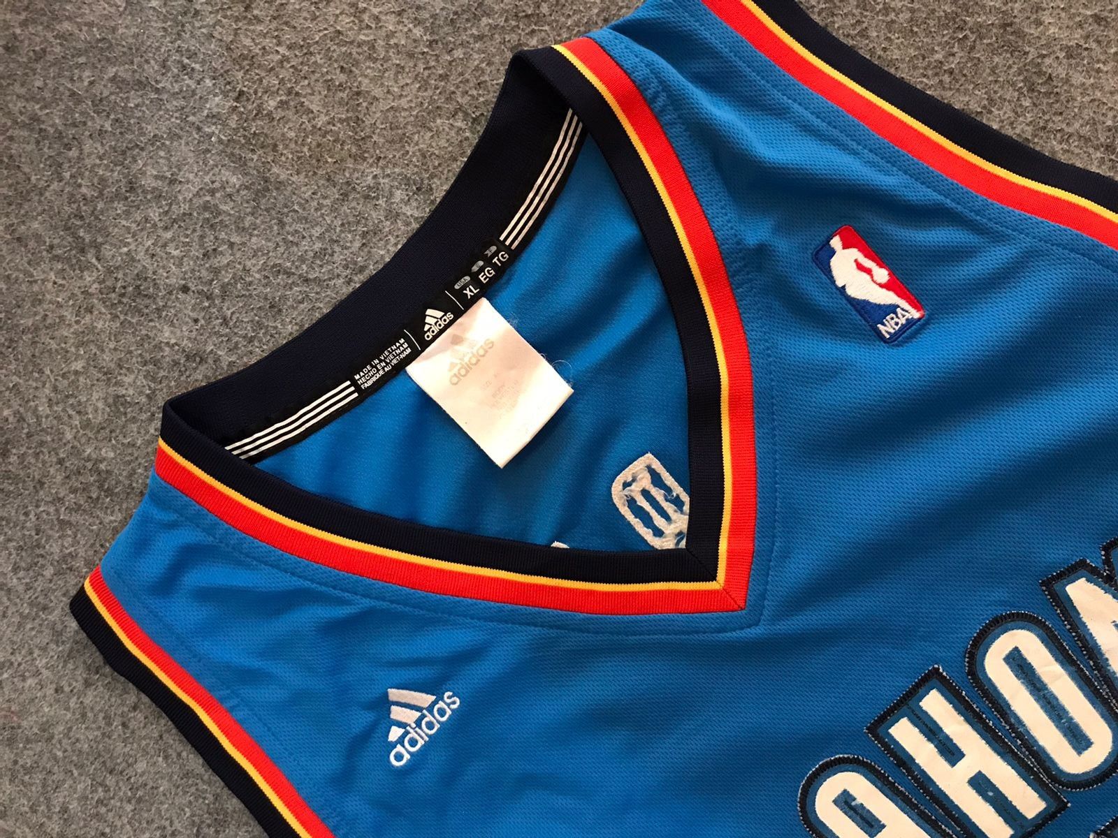 Adidas JERSEY NBA OKLAHOMA CITY ADIDAS KEVIN DURANT VINTAGE Size US XL / EU 56 / 4 - 8 Thumbnail