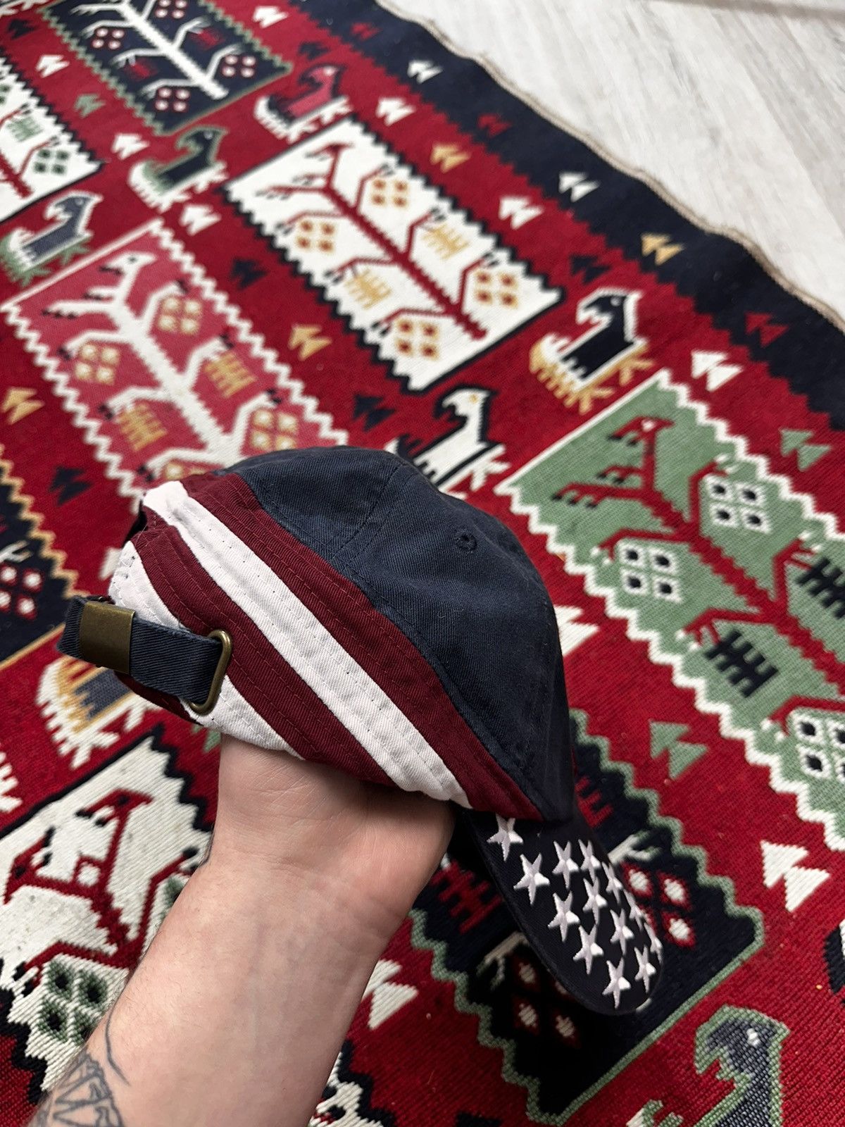 Japanese Brand × Vintage Vintage USA Y2K Cap hat Size ONE SIZE - 5 Thumbnail