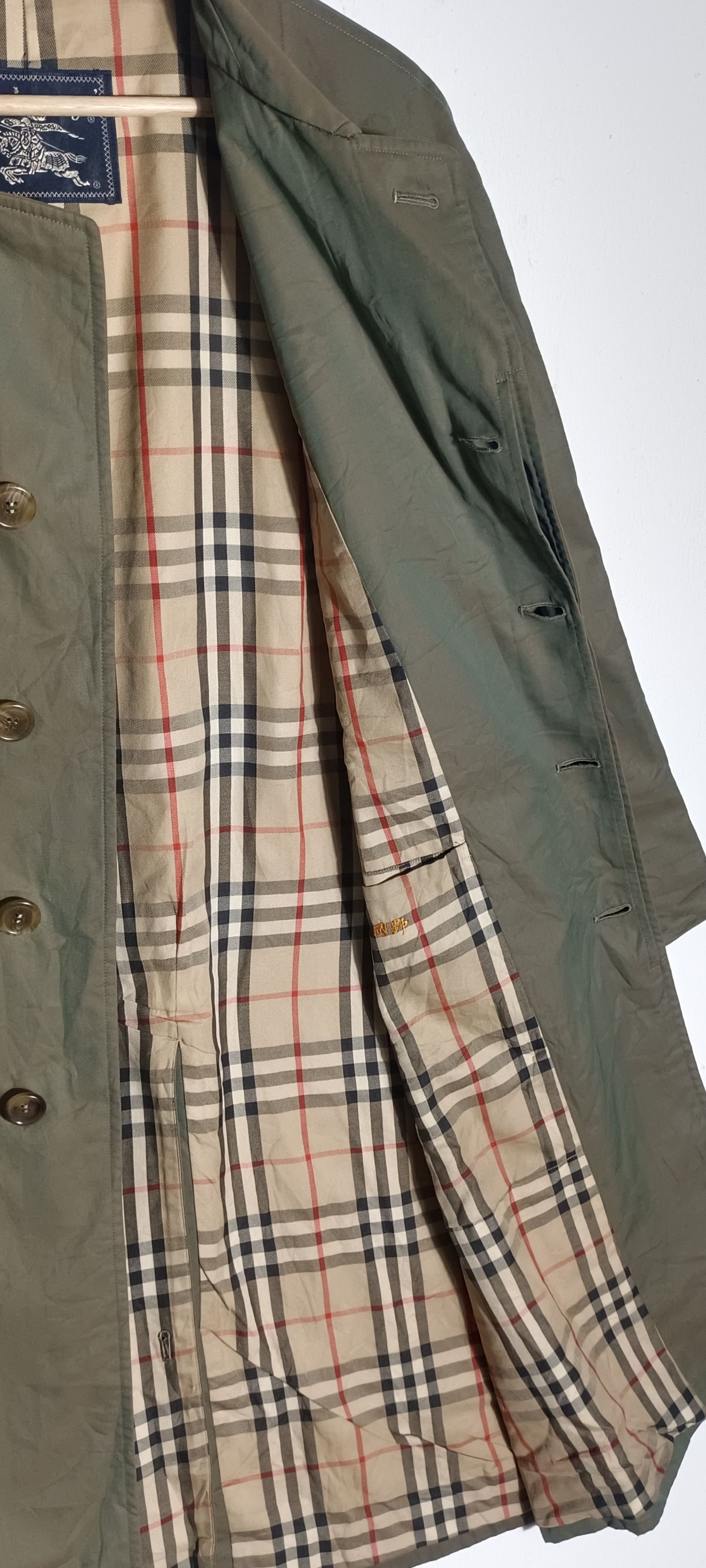Burberry Vintage 90s💥Burberry Nova Check Trench Coat Size US M / EU 48-50 / 2 - 16 Thumbnail
