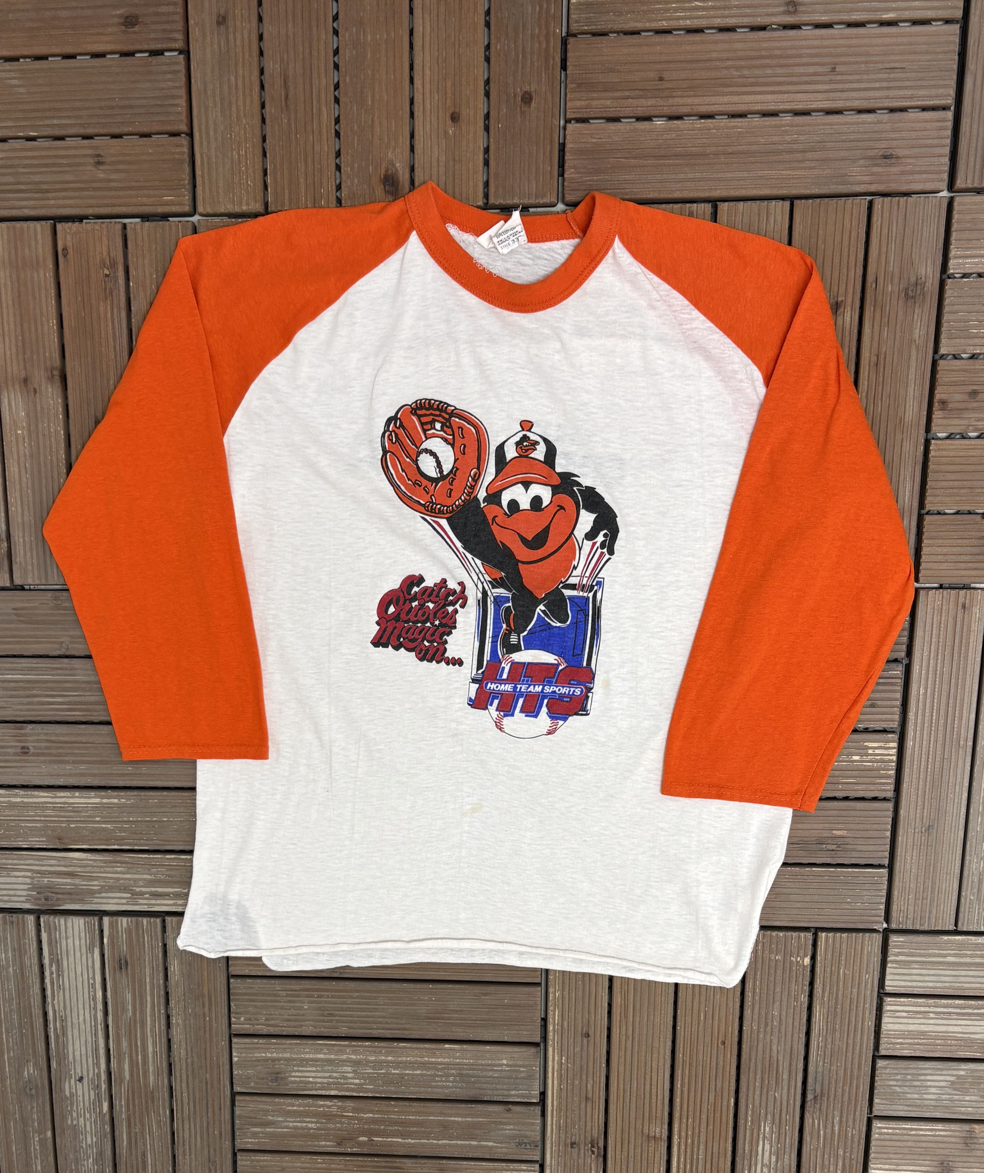 Vintage Baltimore Orioles Catch Orioles Magic Vintage White Shirt Size US XL / EU 56 / 4 - 1 Thumbnail
