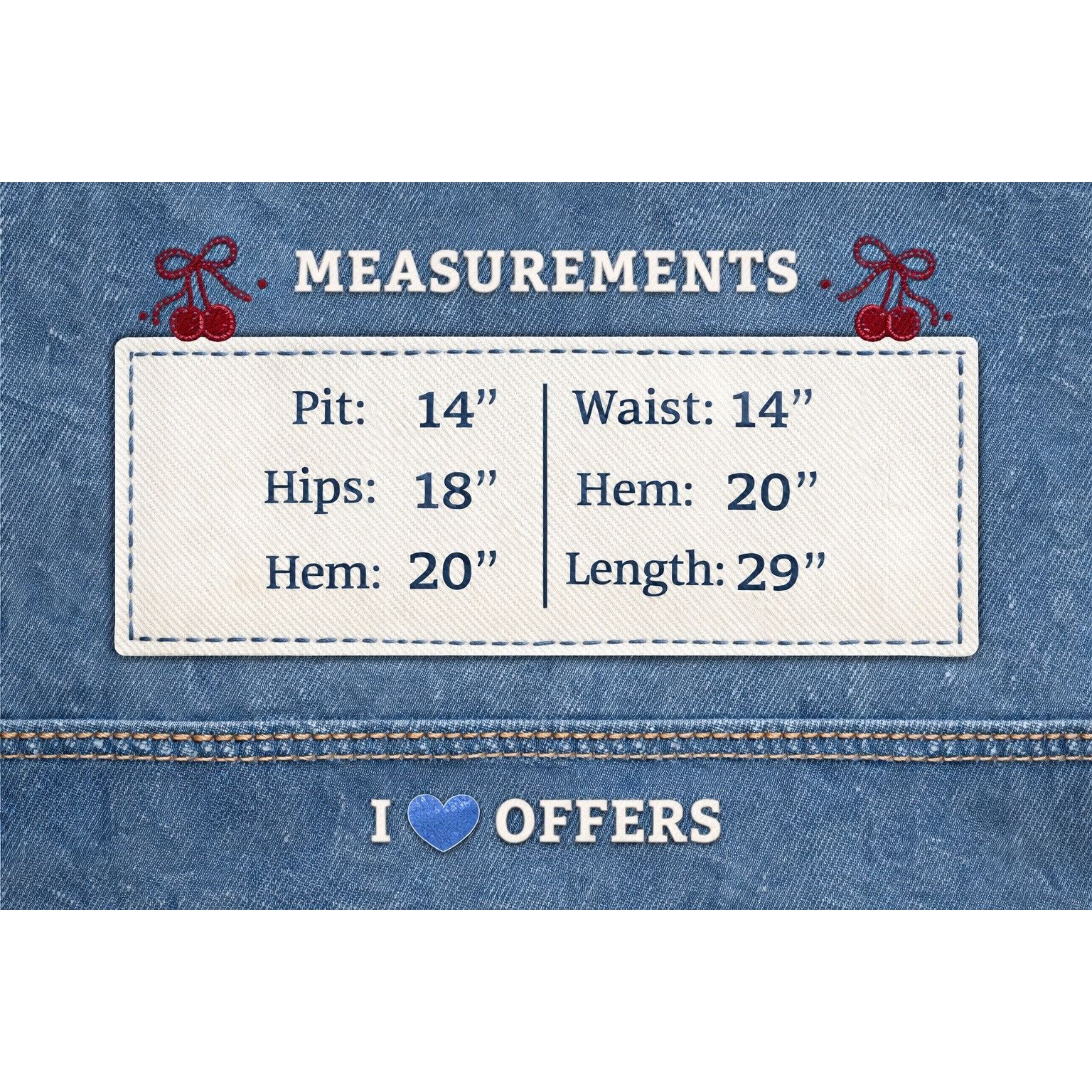 Hollister Hollister Denim Dress - Cherry Embroidery - Mini - Size M Size M / US 6-8 / IT 42-44 - 9 Thumbnail