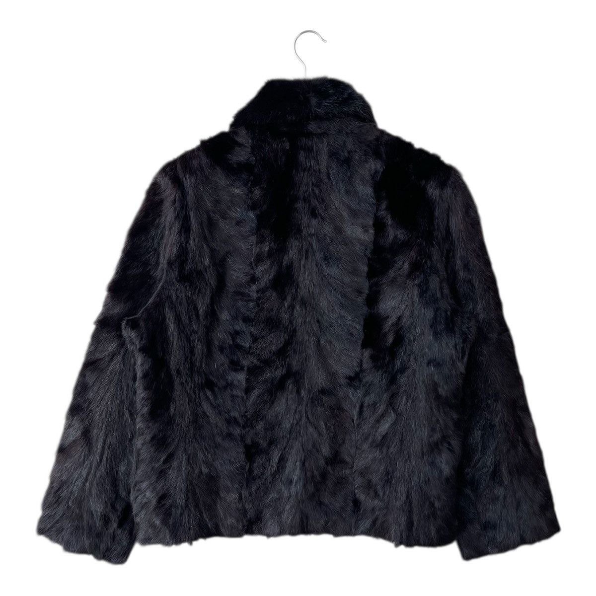 Vintage Real Mink Fur Zip-Up Blouson - Glossy Black (Vintage) Size US M / EU 48-50 / 2 - 3 Thumbnail