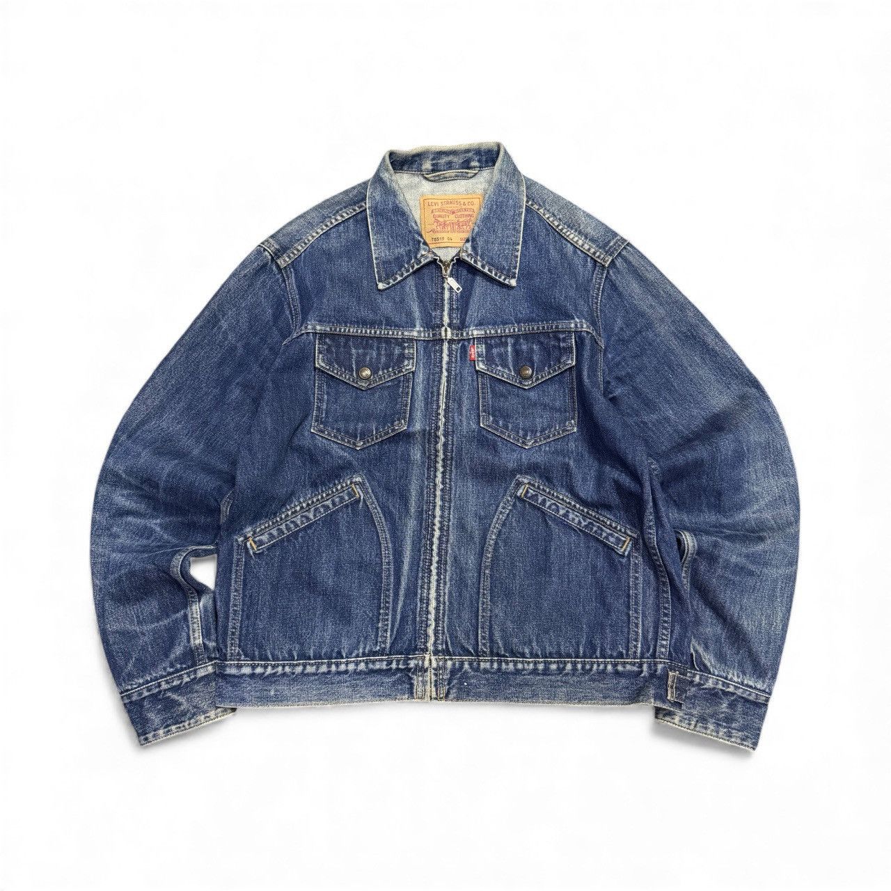 Levi's Vintage 90s Levi’s Sta-Prest Denim Jacket In L Size US L / EU 52-54 / 3 - 1 Thumbnail
