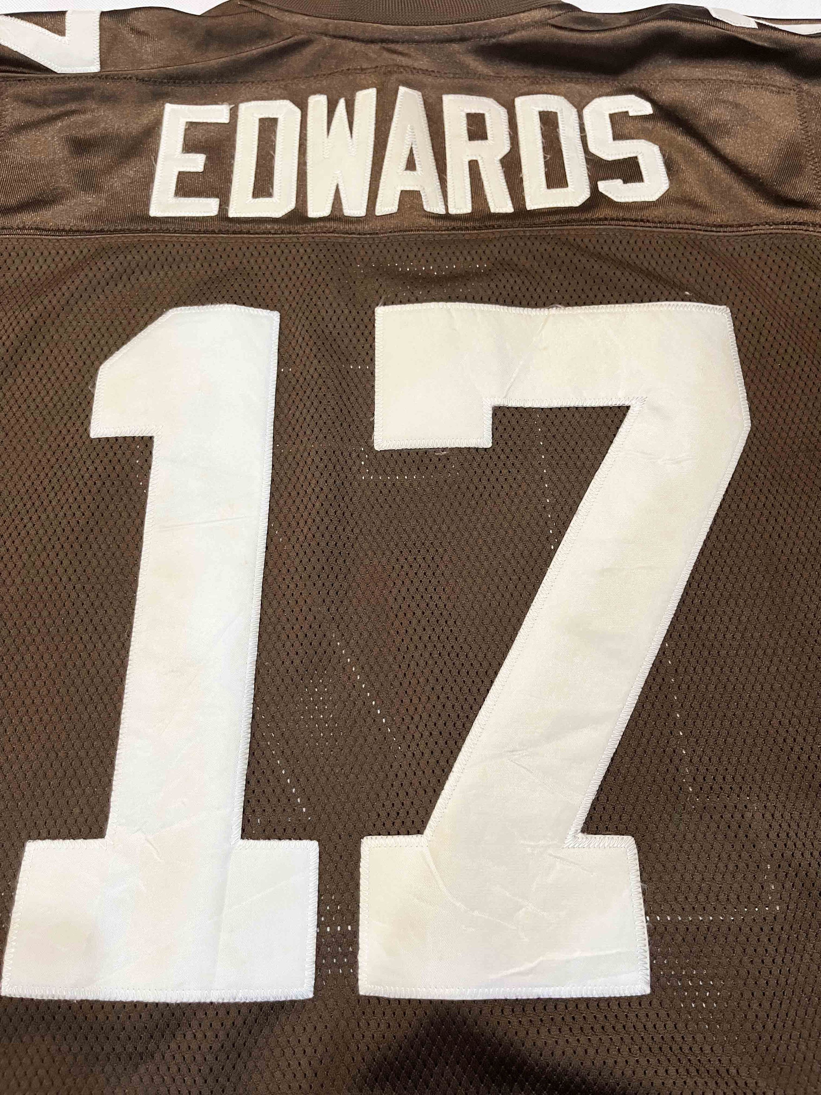 Reebok Reebok NFL Cleveland Browns EDWARDS #17 Football Jersey Size US L / EU 52-54 / 3 - 7 Thumbnail