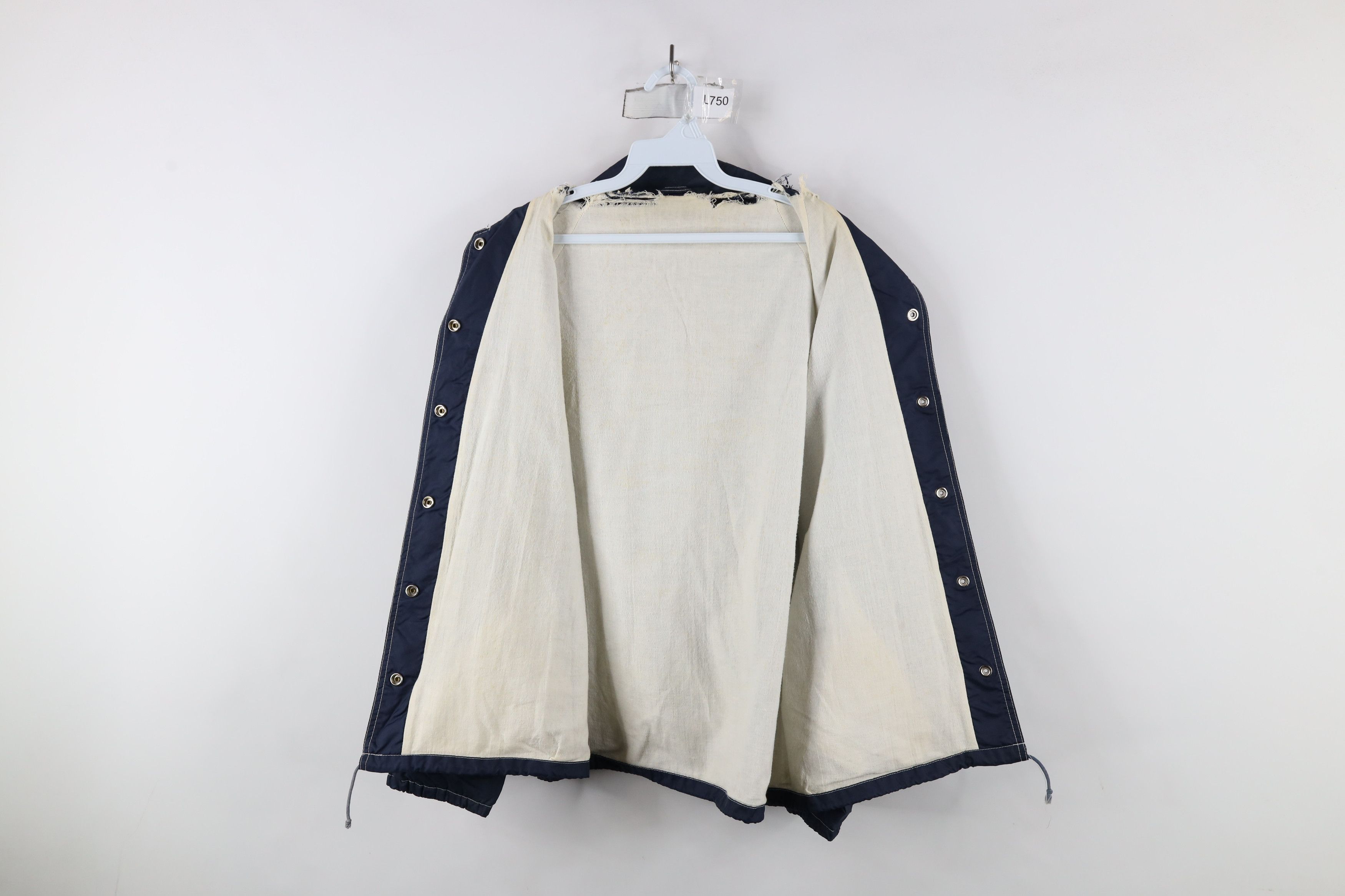 Vintage Vintage 70s Streetwear Lined Coaches Coach Jacket Blue USA Size US L / EU 52-54 / 3 - 10 Thumbnail