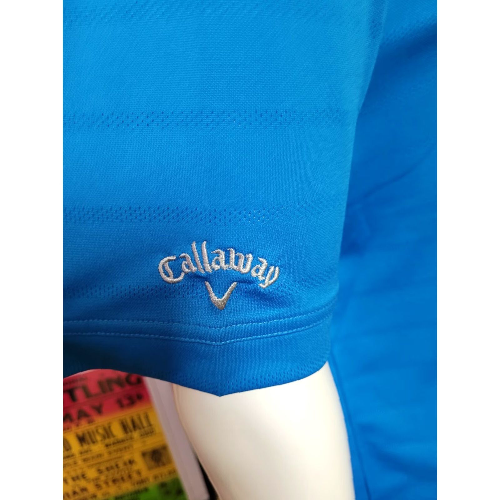 Callaway Callaway Polo Shirt Marathon Classic Golf Tournament Toledo OH Large Blue Moisture Wicking 100% Polyester L Mens Polo Size US L / EU 52-54 / 3 - 3 Thumbnail