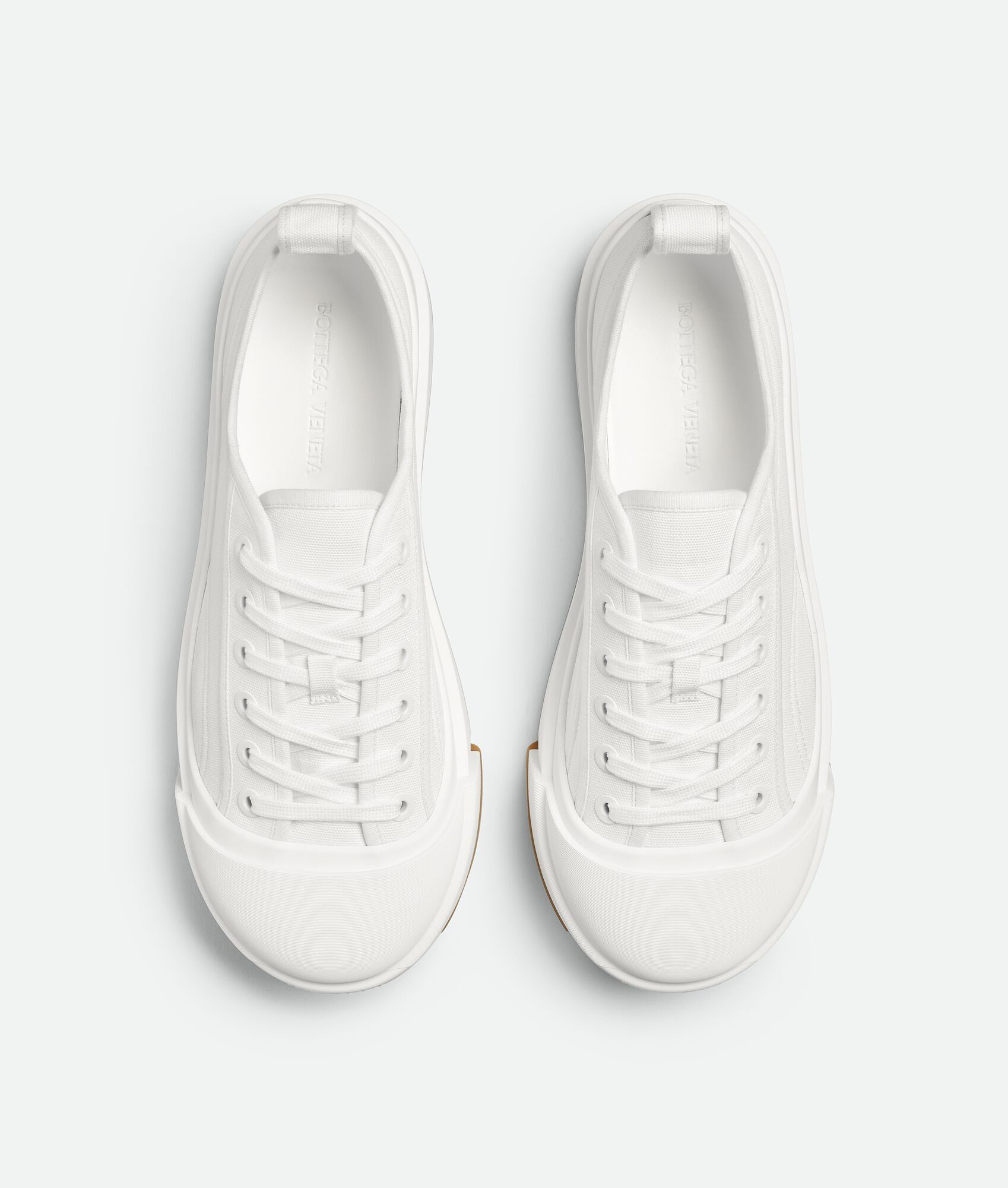 Bottega Veneta o1bcso1str0925 Vulcan Platform Sneakers in White Size US 5.5 / EU 38 - 4 Thumbnail