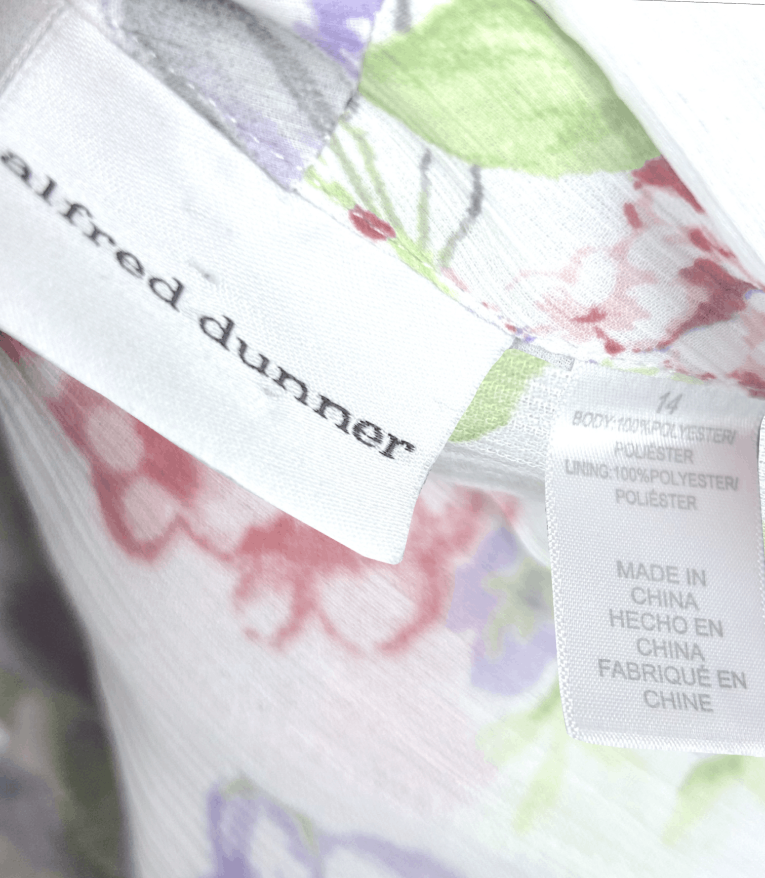 Vintage 1990's Alfred Dunner Floral Blouse Size XL / US 12-14 / IT 48-50 - 5 Thumbnail