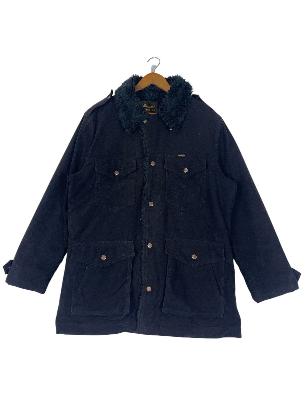 Japanese Brand × Wrangler WRANGLER WRANGE COAT FUR JACKET Size US XL / EU 56 / 4 - 2 Thumbnail