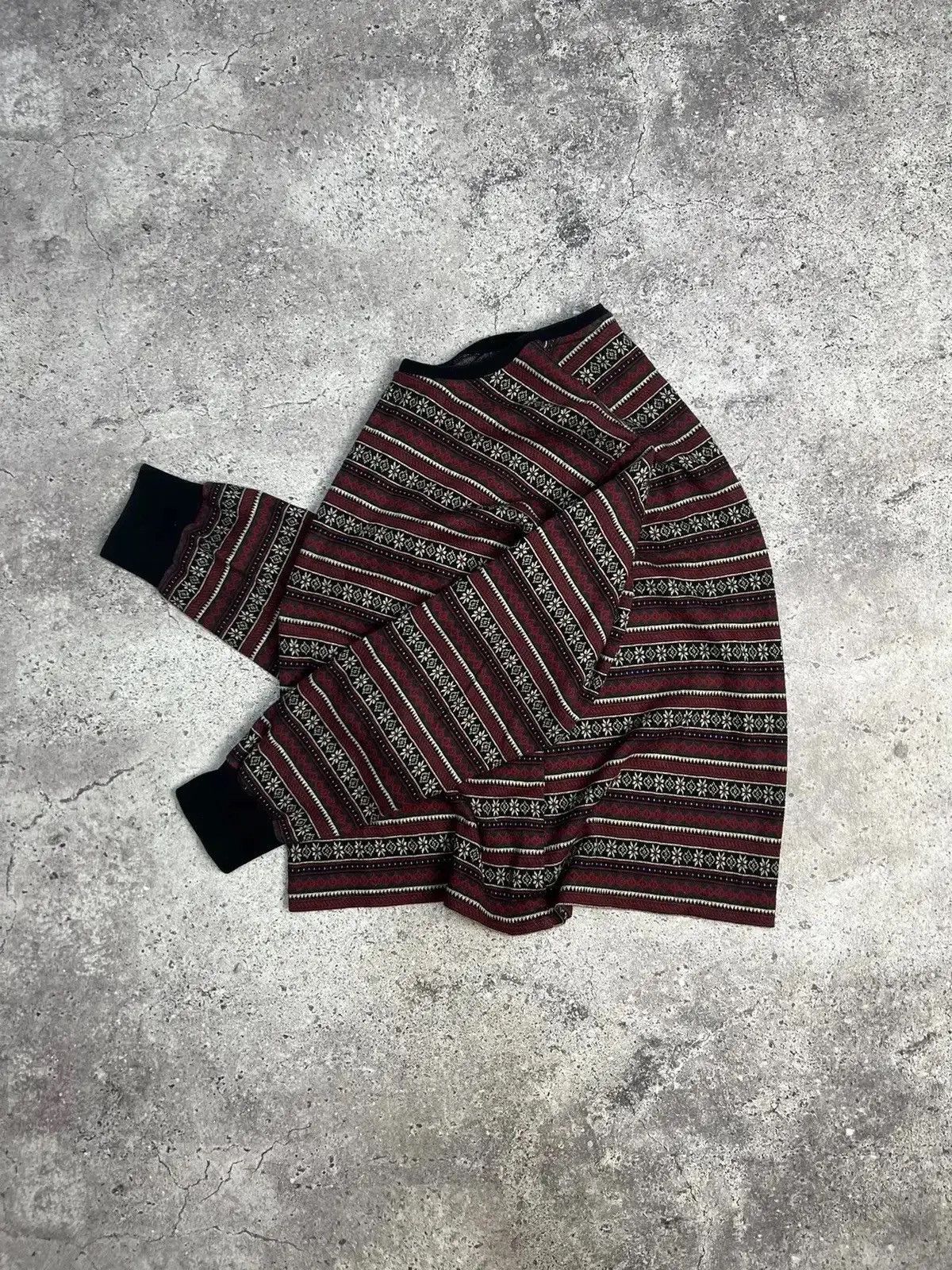 Polo Ralph Lauren × RRL Ralph Lauren × Vintage Vintage Y2K Polo Ralph Lauren Wool Sweater nova check Size US M / EU 48-50 / 2 - 9 Thumbnail