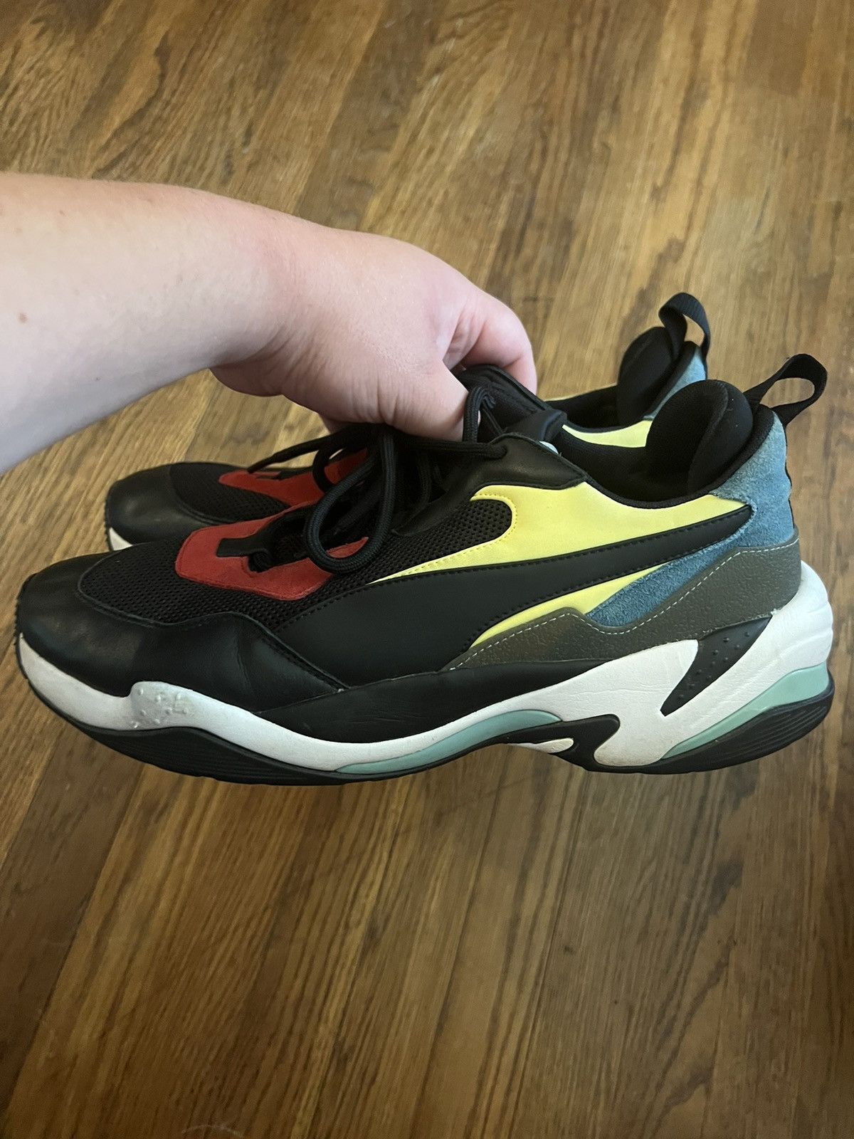 Puma PUMA Mens Thunder Spectra Black Casual Shoes Size 12 Size US 12 / EU 45 - 4 Thumbnail