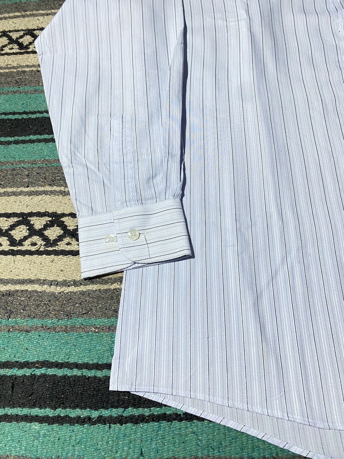 Balenciaga Balenciaga Striped Shirt Size US L / EU 52-54 / 3 - 6 Thumbnail