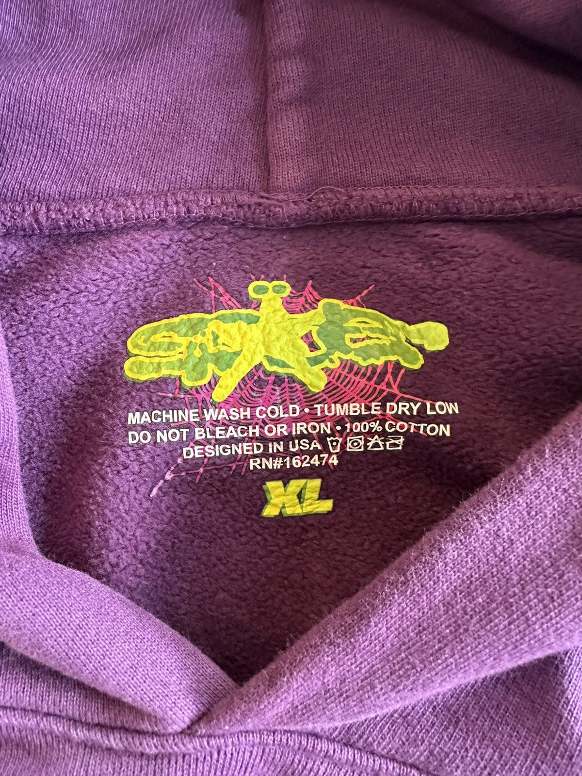 Sp5der Sp5der Web Hoodie Purple Size US XL / EU 56 / 4 - 3 Thumbnail