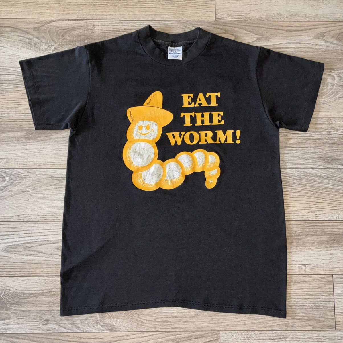 Other 80s Eat The Worm beer tee seen on axl rose Size US M / EU 48-50 / 2 - 2 Thumbnail