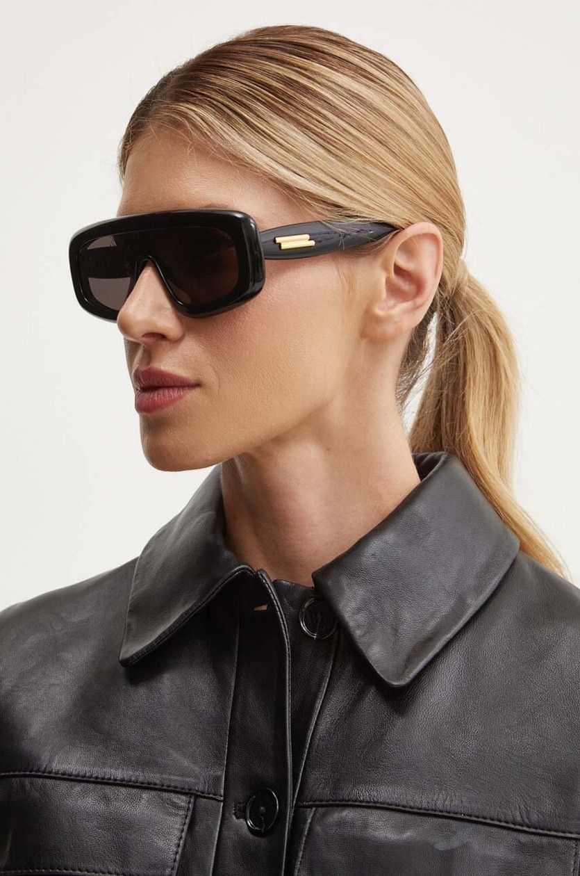 Bottega Veneta Bottega Veneta Women Sunglasses Shield BV1281S 001 BRAND NEW Size ONE SIZE - 14 Thumbnail