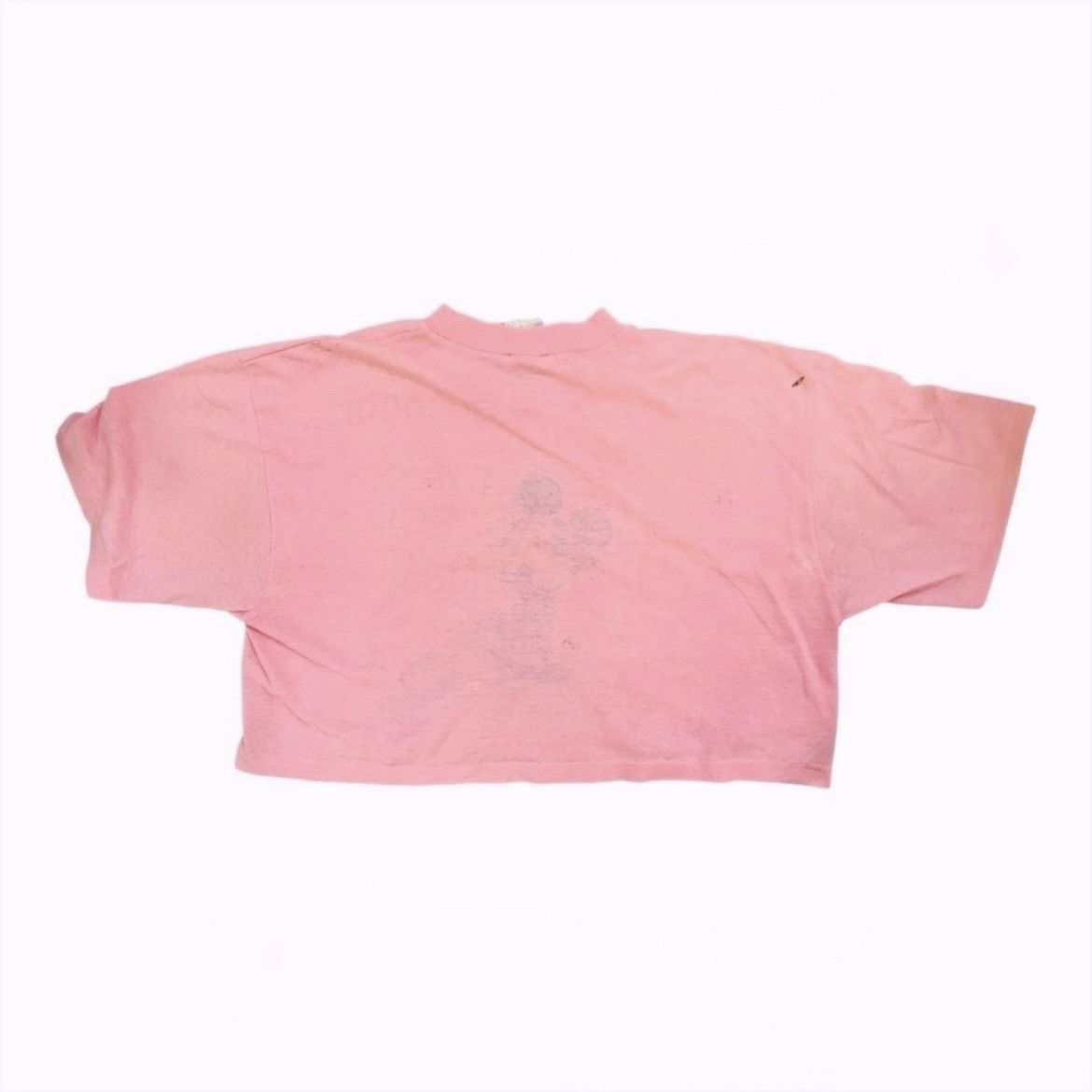 Disney Vintage Disney Minnie Pink Cropped T-Shirt Rare Size ONE SIZE - 7 Thumbnail