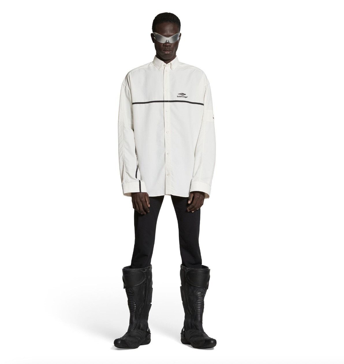 Balenciaga o1bcso1str1124 3B Sports Icon Tracksuit Shirt Oversized Size US S / EU 44-46 / 1 - 3 Thumbnail