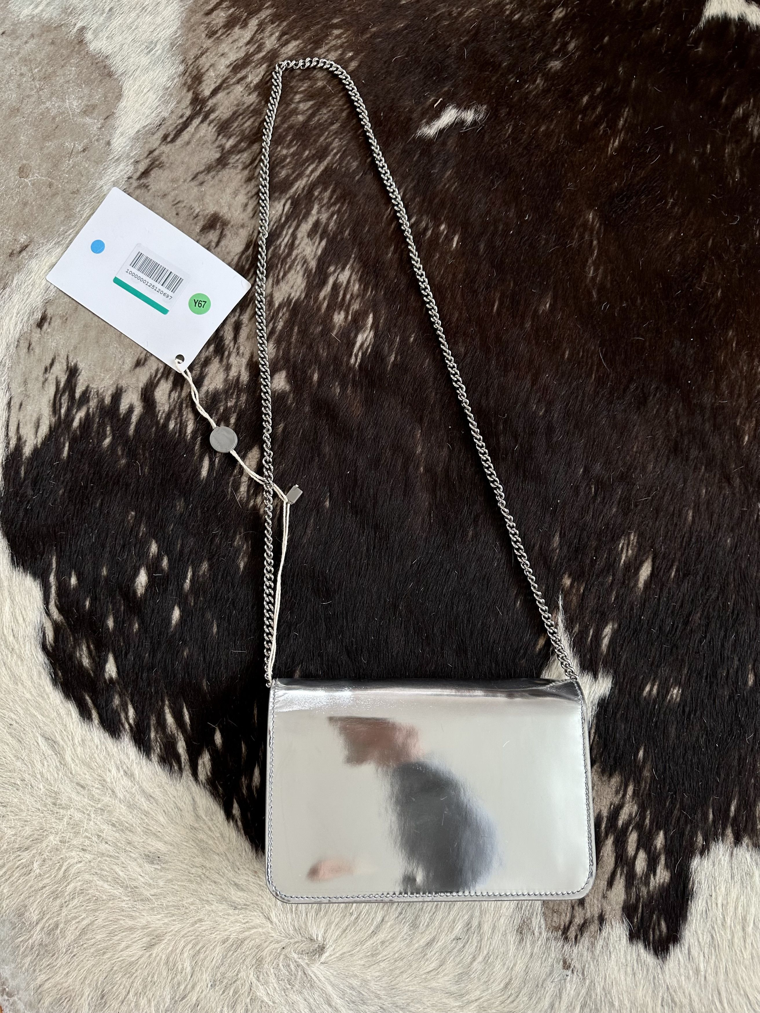 Calvin Klein 205W39NYC × Raf Simons SILVER LOGO EMBOSSED MINI CROSSBODY BAG Size ONE SIZE - 13 Thumbnail