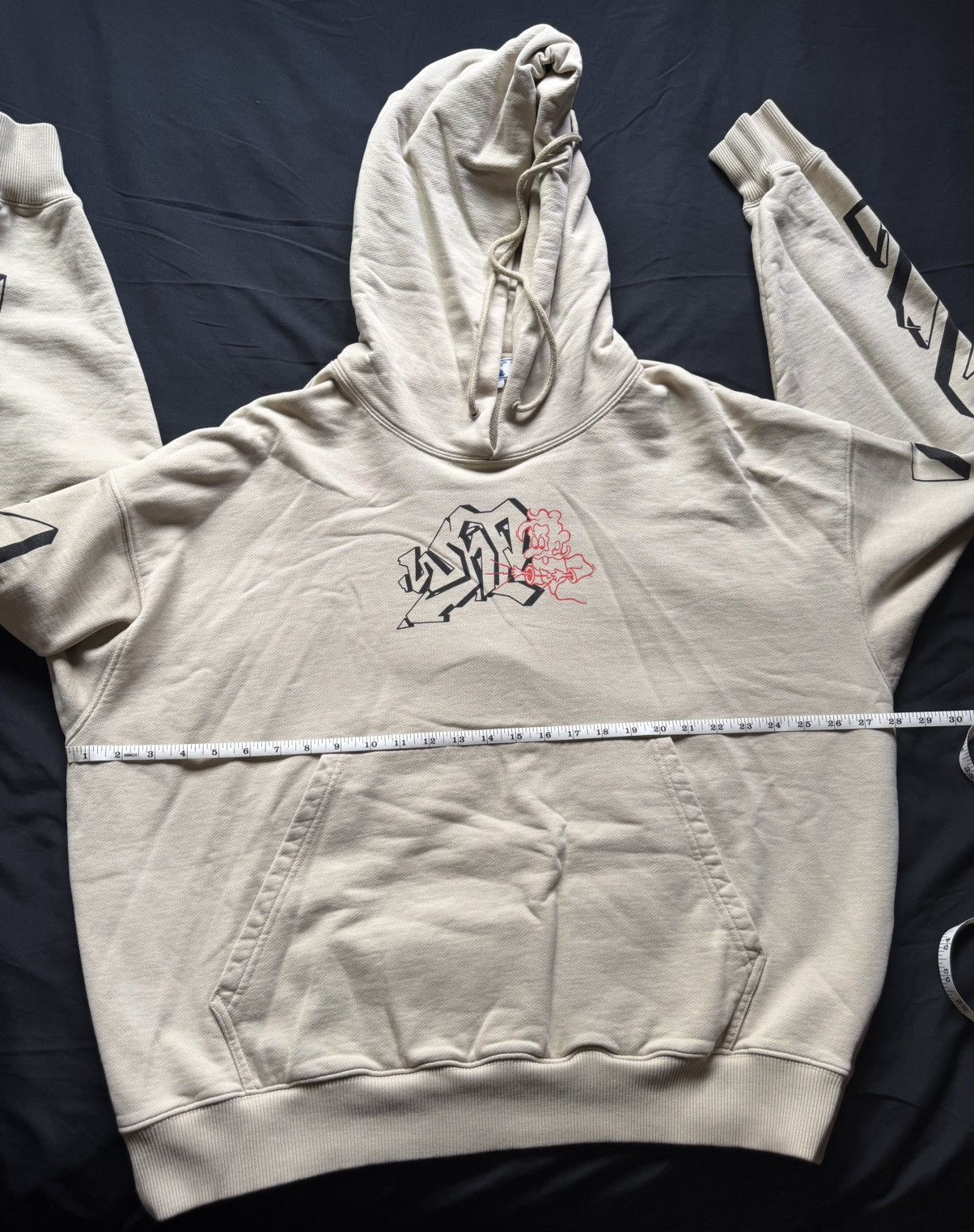 Off-White Off-White Beige Graphic Hoodie & Sweatpants Set Size US 34 / EU 50 - 18 Thumbnail