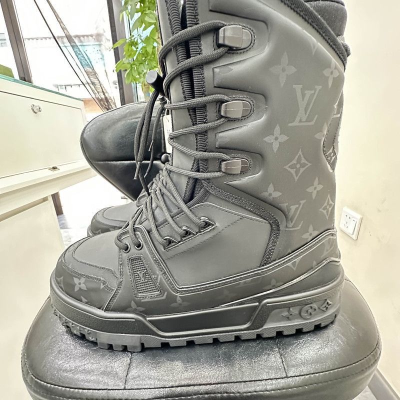 Louis Vuitton Stylish Black Winter Snow Boots -2508