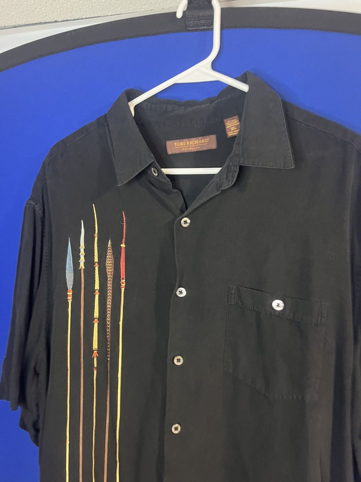 Tori Richard × Vintage Vintage Tori Richard Arrowhead Camp Shirt Size US XL / EU 56 / 4 - 3 Thumbnail