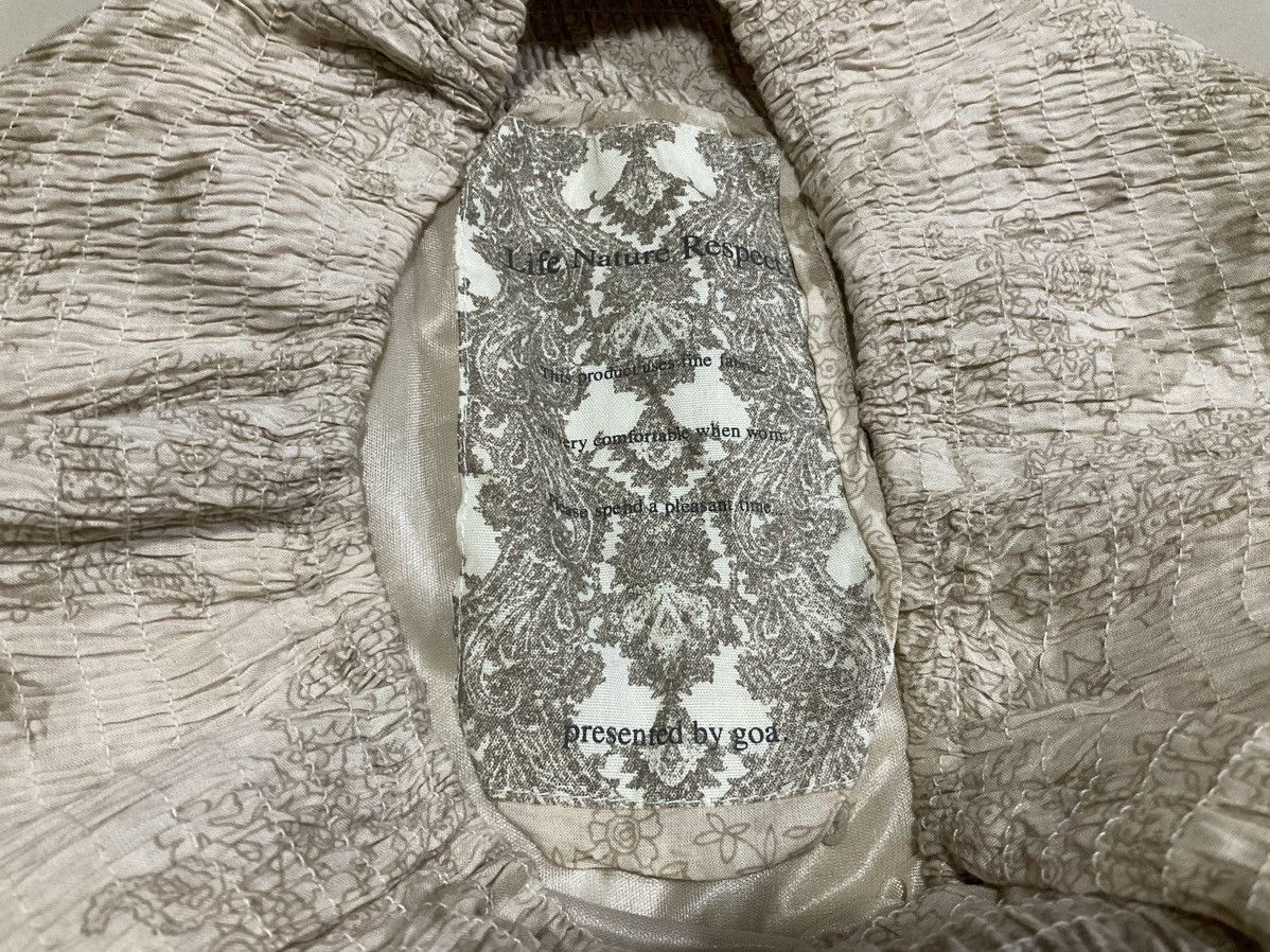 If Six Was Nine × Japanese Brand × Le Grande Bleu (L.G.B.) 🔥Y2K Archived G.O.A Boho Skirt Flared Paisley Floral Size 32" / US 10 / IT 46 - 8 Thumbnail