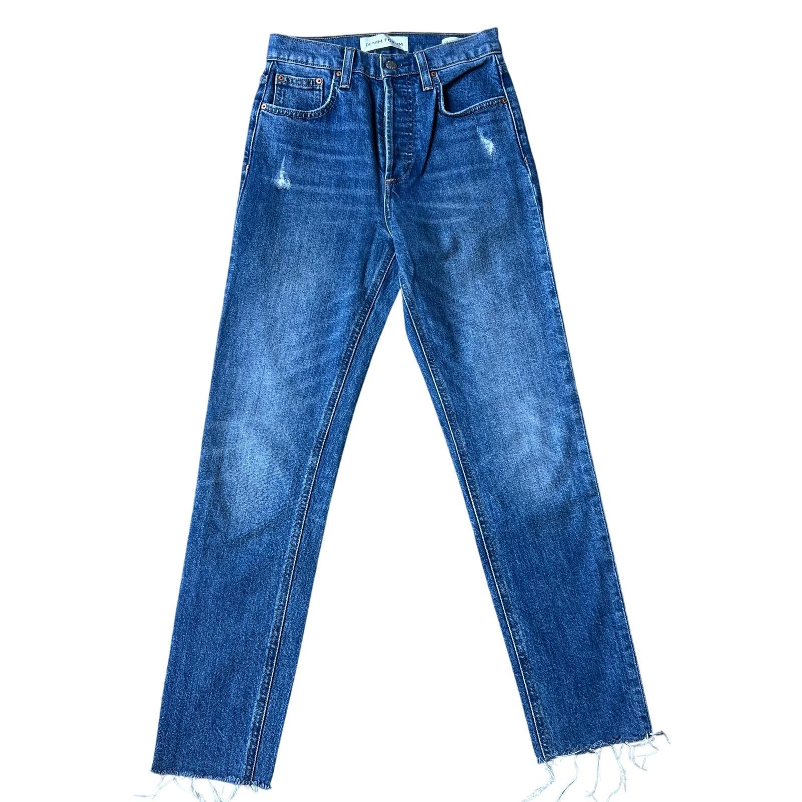 Aritzia Denim Forum The Yoko High Rise Slim size 25 blue Size 25" / US 0 / IT 36 - 2 Thumbnail