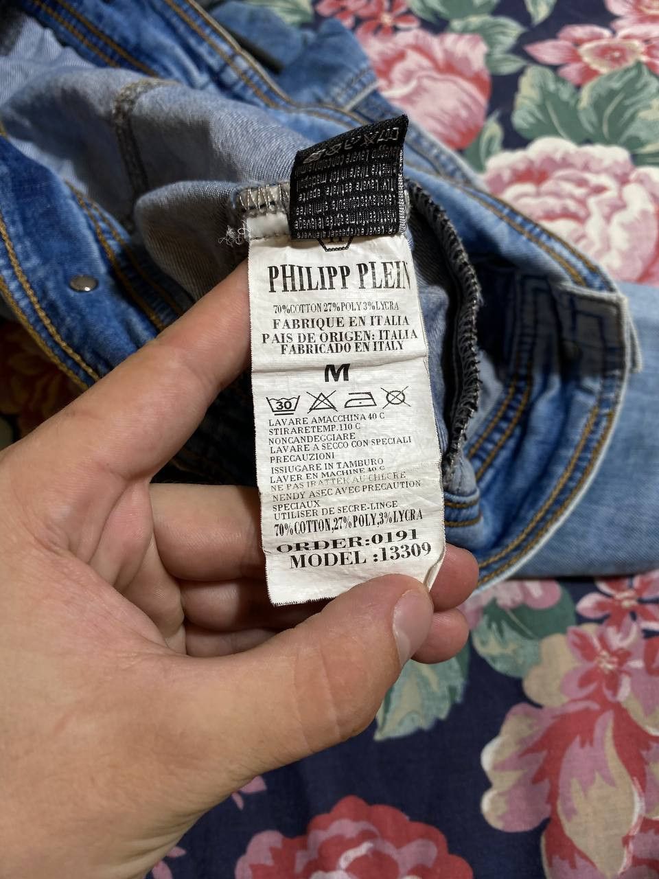 Philipp Plein × Vintage 🔥RARE🔥 PHILIPP PLEIN VINTAGE BASIC DENIM JACKET Size US M / EU 48-50 / 2 - 16 Thumbnail