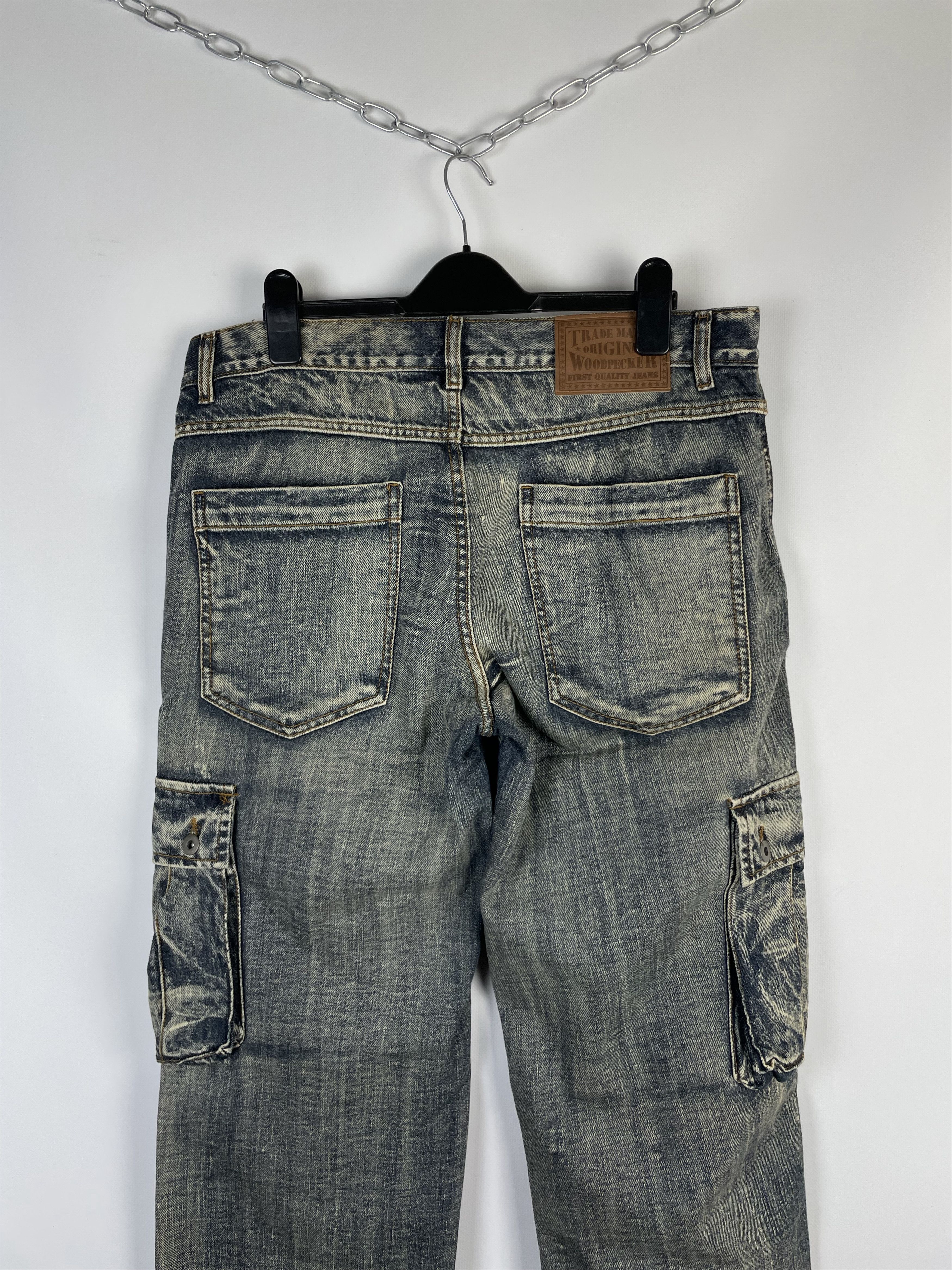 Vintage Vintage Y2K Cargo Jeans Denim Size US 36 / EU 52 - 3 Thumbnail