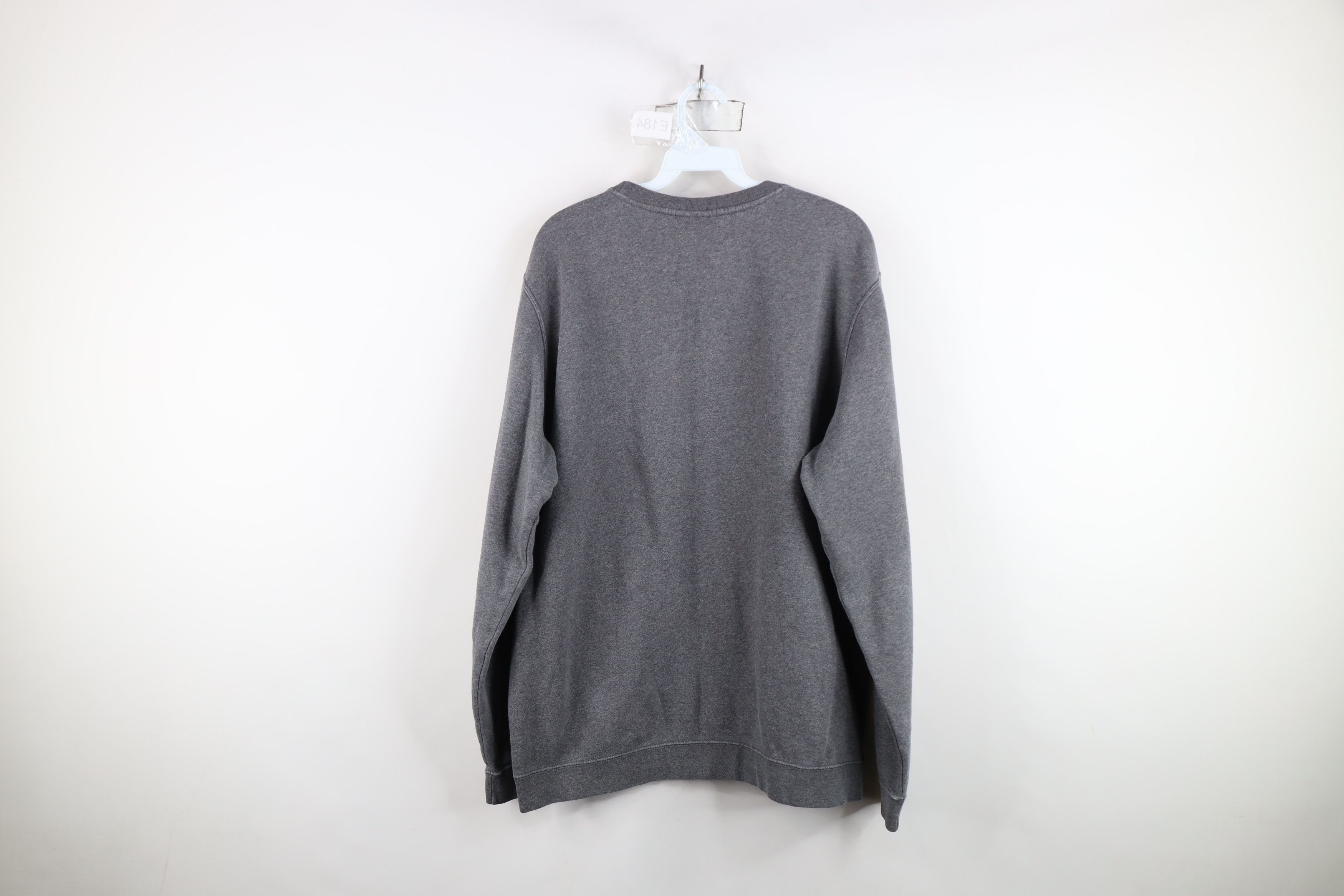 Nike Vintage Y2K Nike Swoosh Crewneck Sweatshirt Heather Gray Size US XL / EU 56 / 4 - 11 Thumbnail