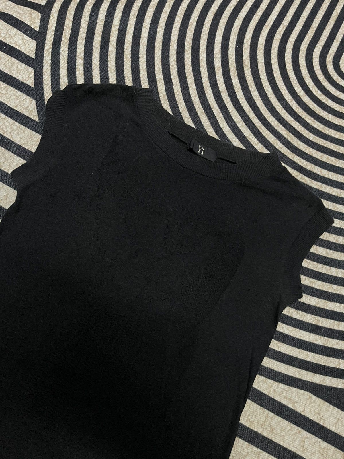 Y's VINTAGE YOHJI YAMAMOTO SLEEVELESS ABSTRACT DESIGN RARE Size US M / EU 48-50 / 2 - 8 Thumbnail