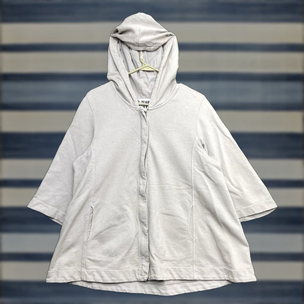 VINTAGE Prairie Underground Cloak Hoodie Jacket Womens Large Zip Up Grunge Goth Hippie