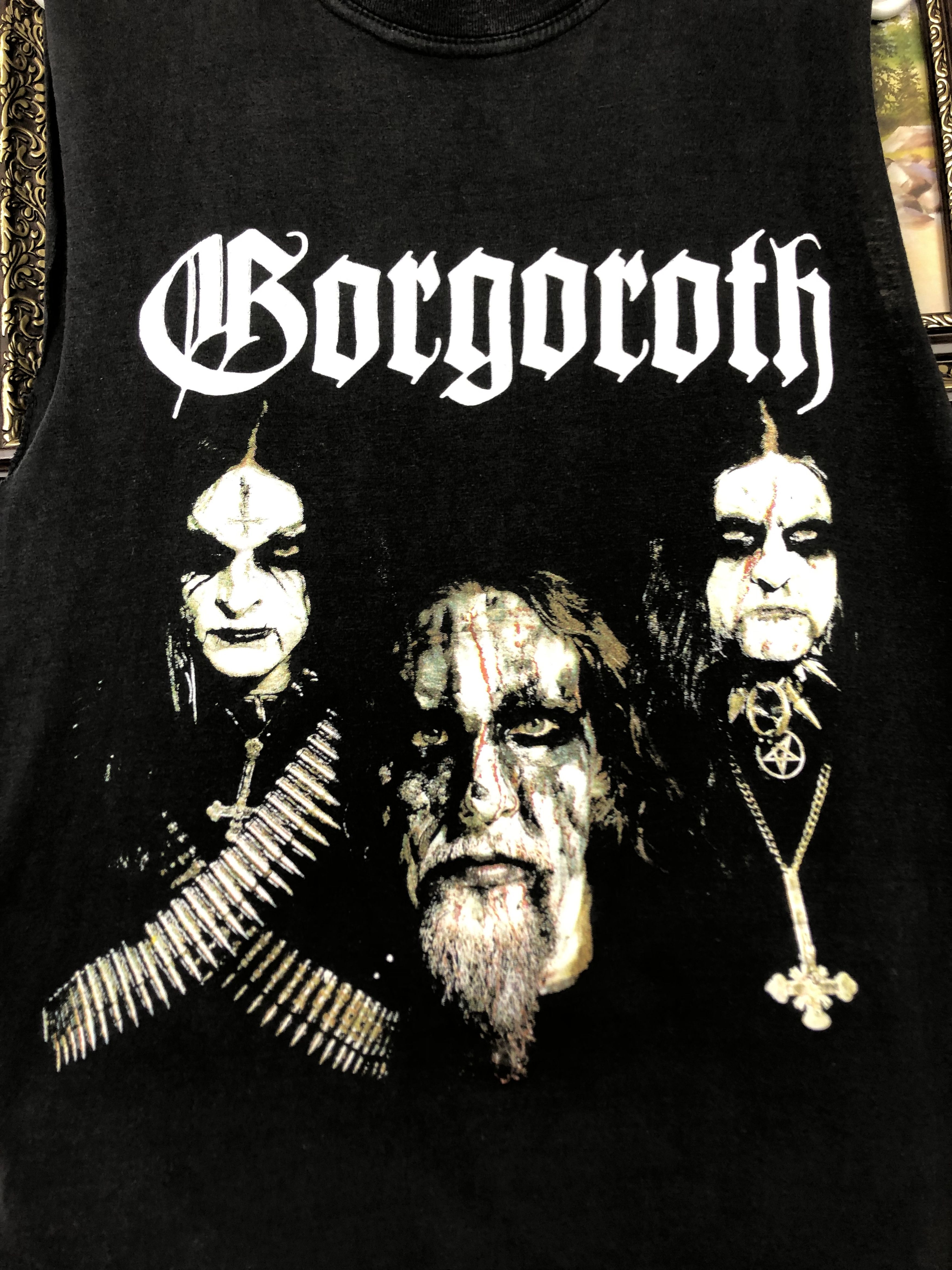 Vintage Vintage 90s Gorgoroth Women Shirt Tee Band Over Print Size M / US 6-8 / IT 42-44 - 3 Thumbnail