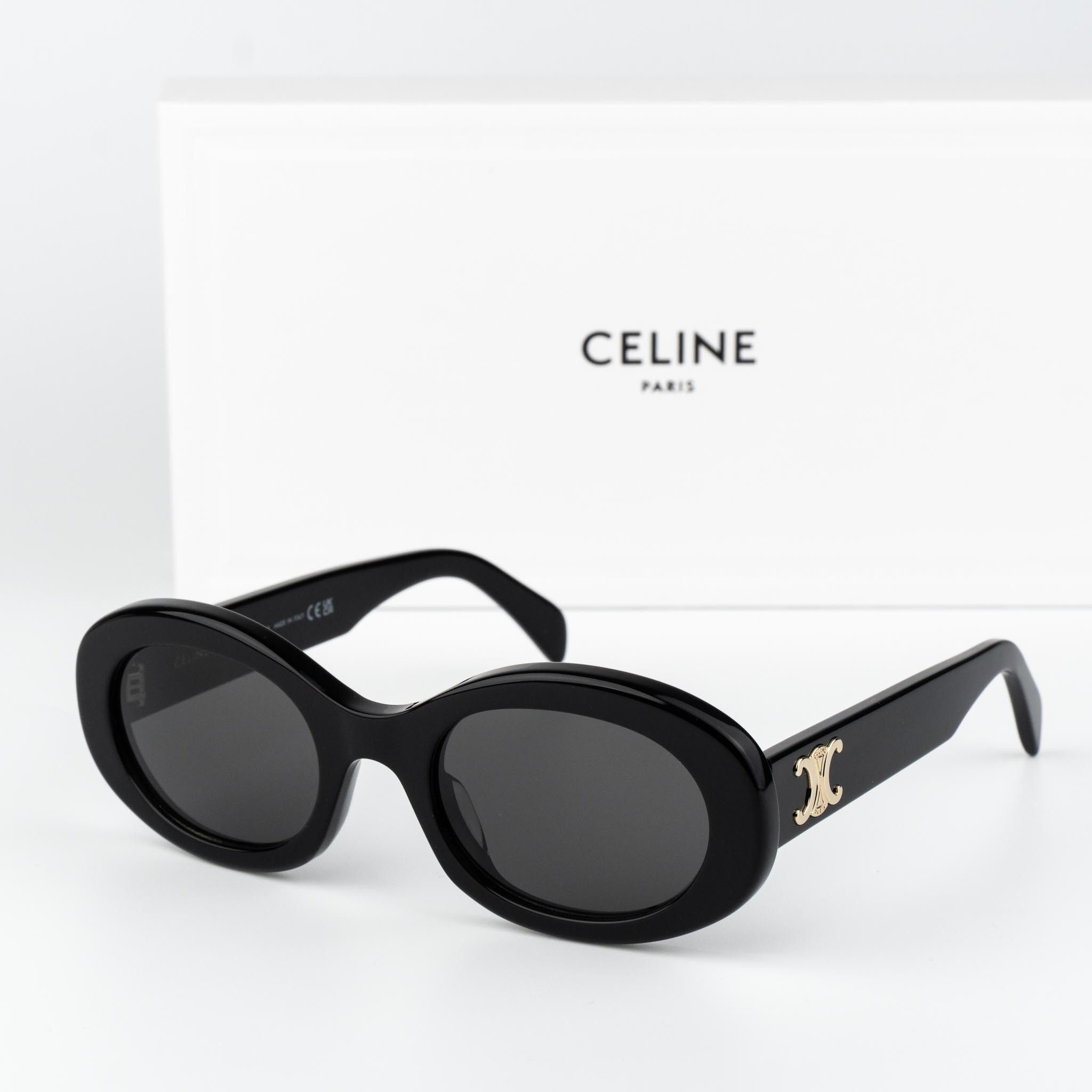 Celine TRIOMPHE Women Sunglasses CL40194U 01A NEW AUTHENTIC