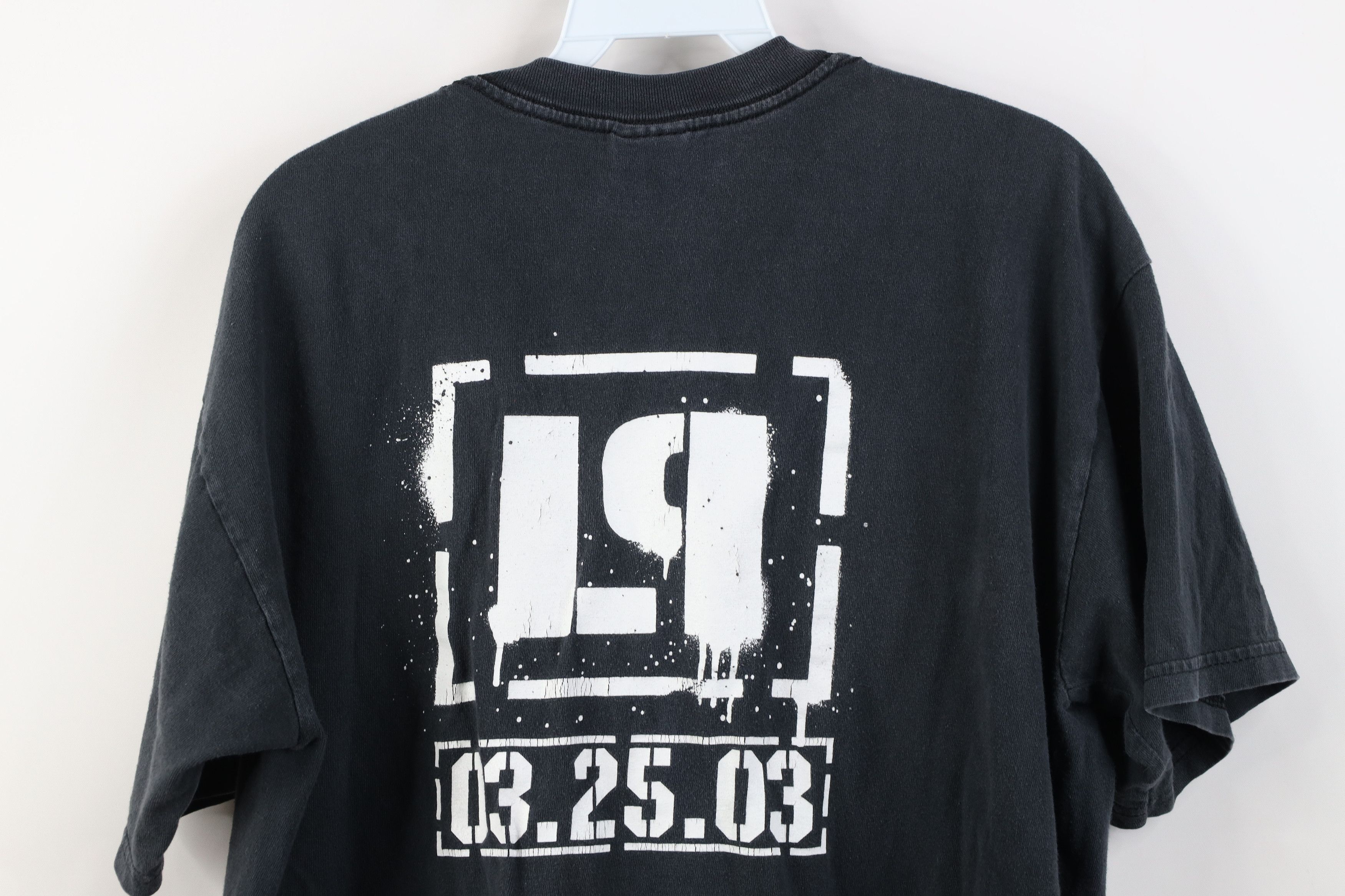 Vintage Vintage Y2K 2003 Meteora Tour Linkin Park Band T-Shirt Black Size US L / EU 52-54 / 3 - 13 Thumbnail