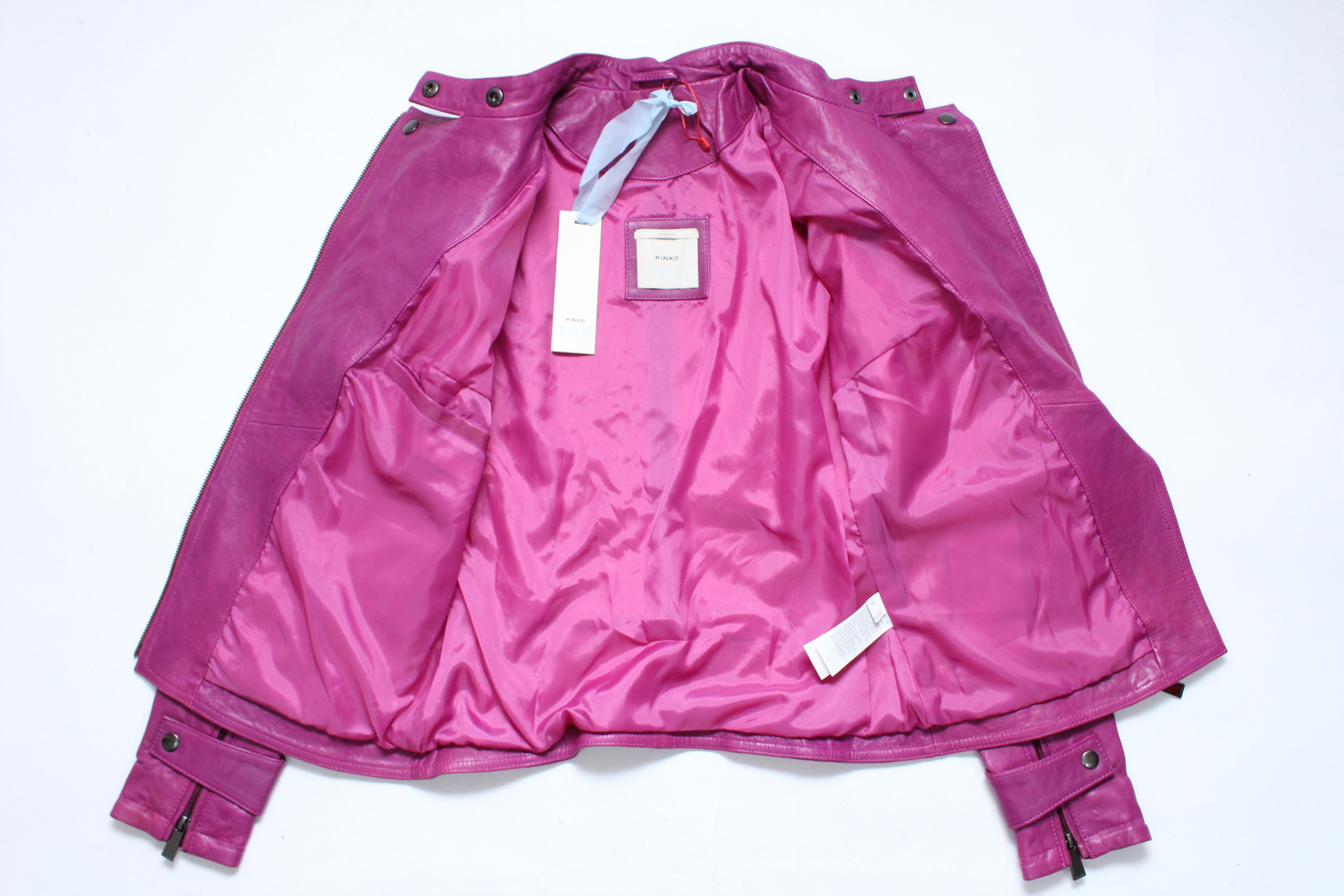 Pinko Pinko Tag Leather Jacket Womens Size 42 Authentic Hype Size M / US 6-8 / IT 42-44 - 14 Thumbnail